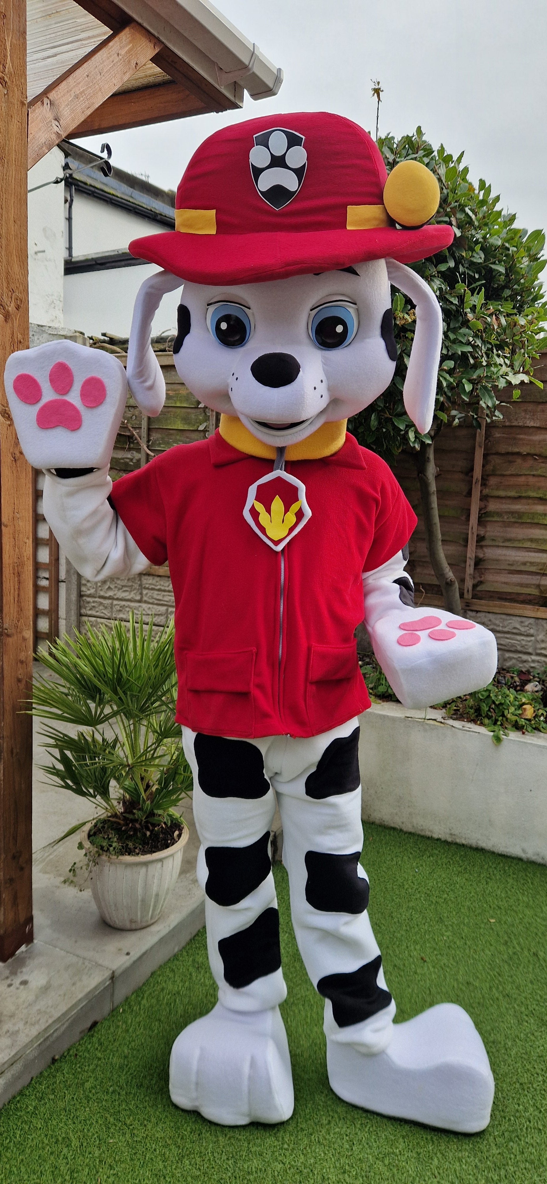 Rescue Dog Dress-Up Outfit Pink Paws