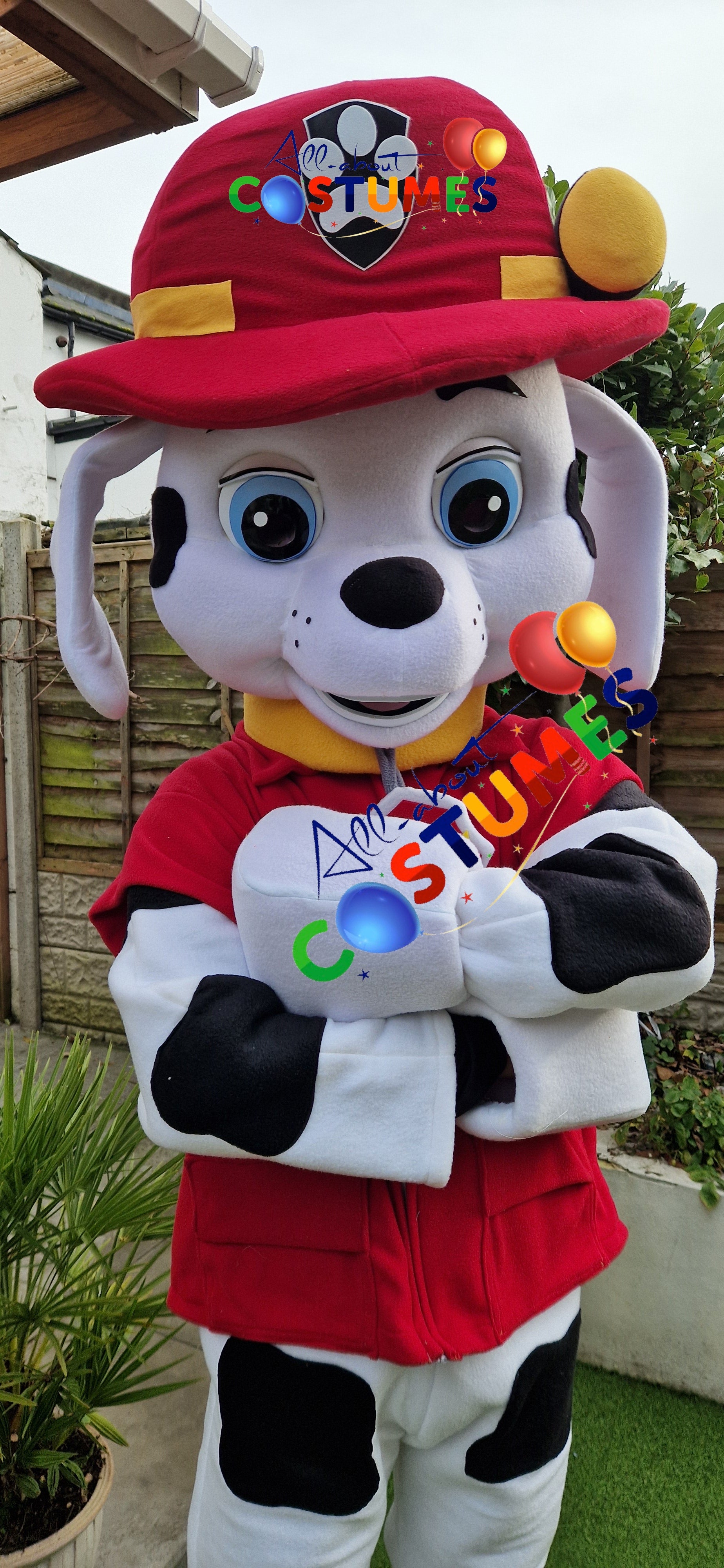 Rescue Dog Dress-Up Outfit Black Paws