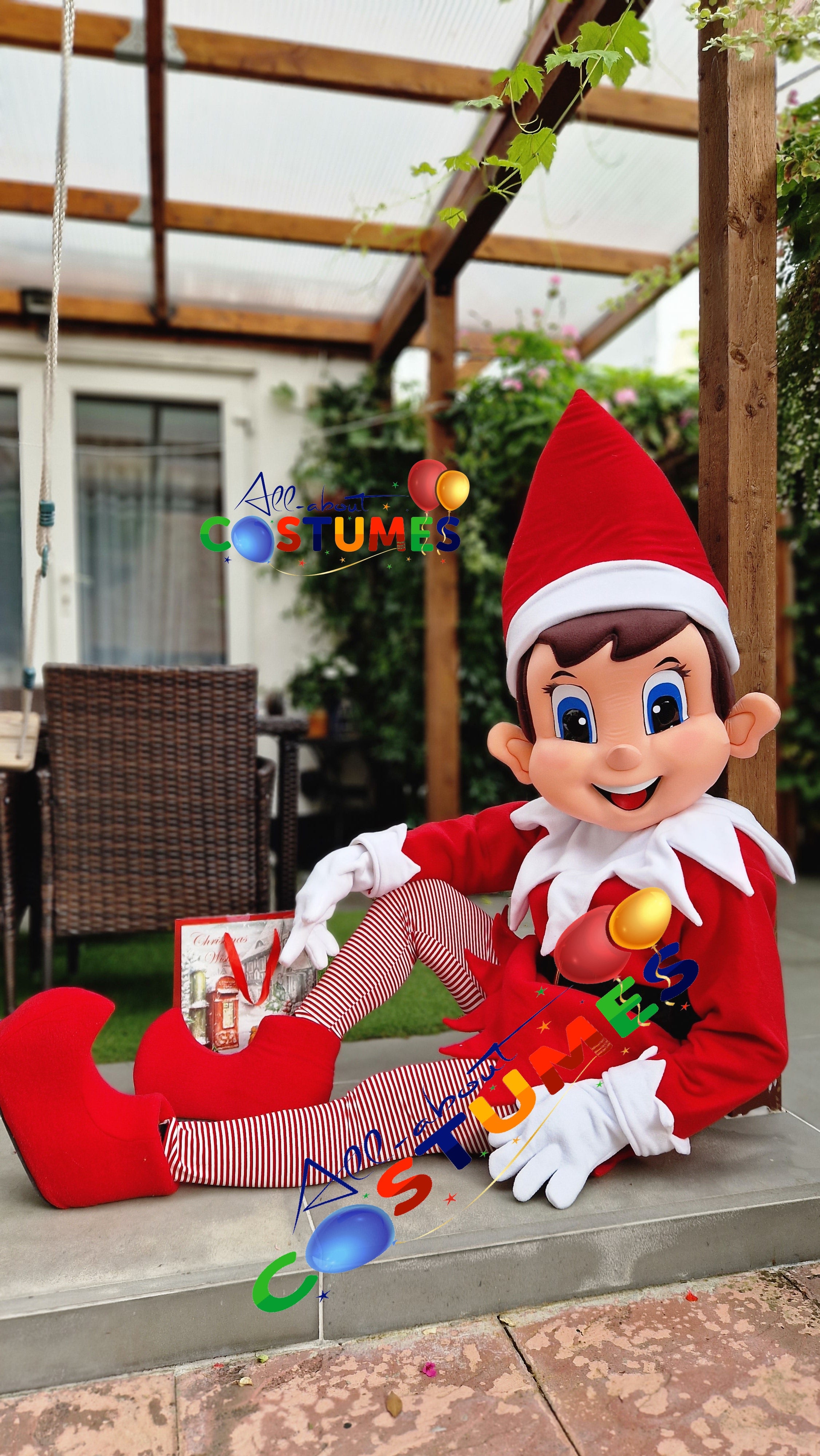 Elf on the Shelf Christmas Stripes