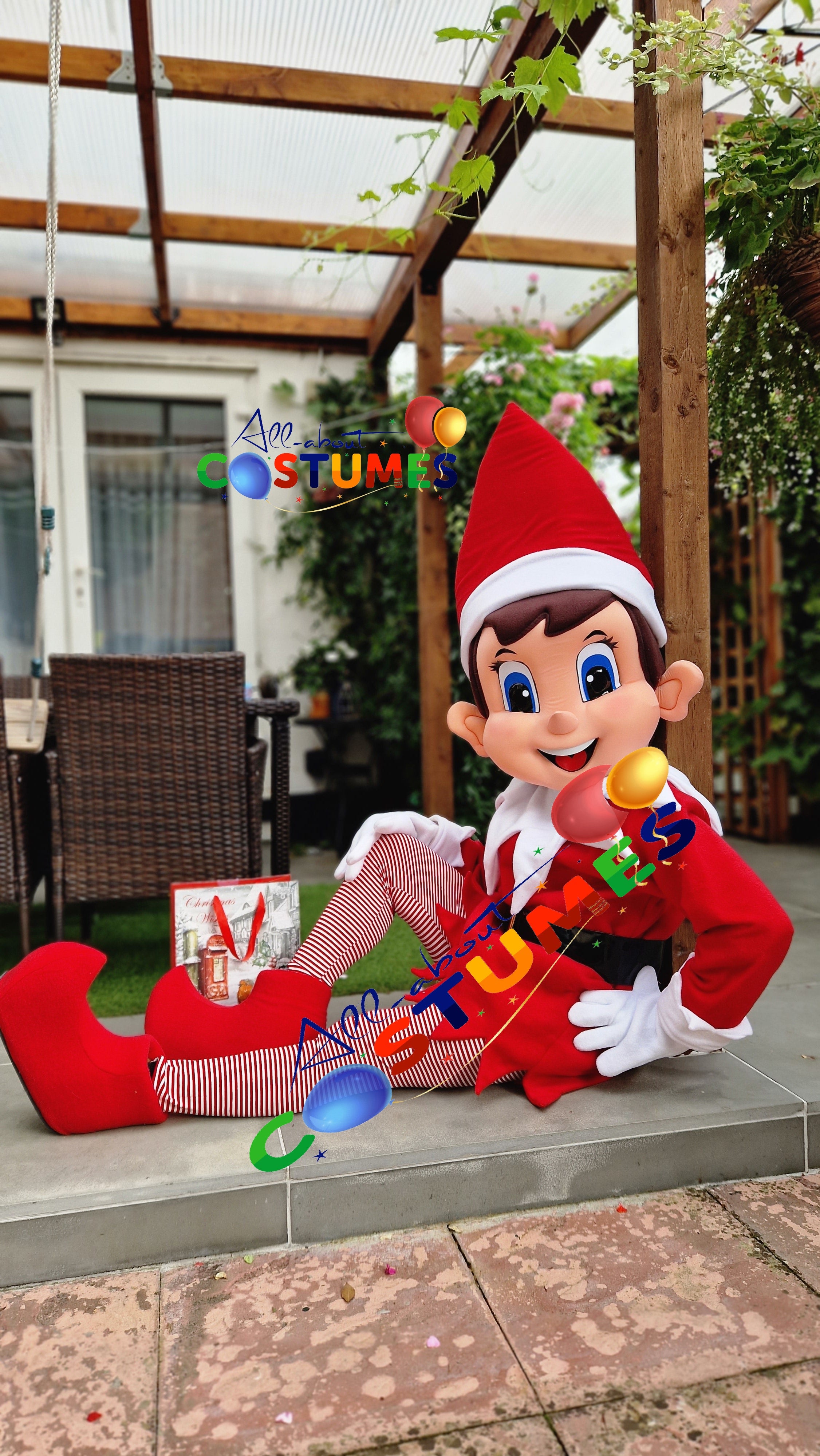 Elf on the Shelf Christmas Stripes