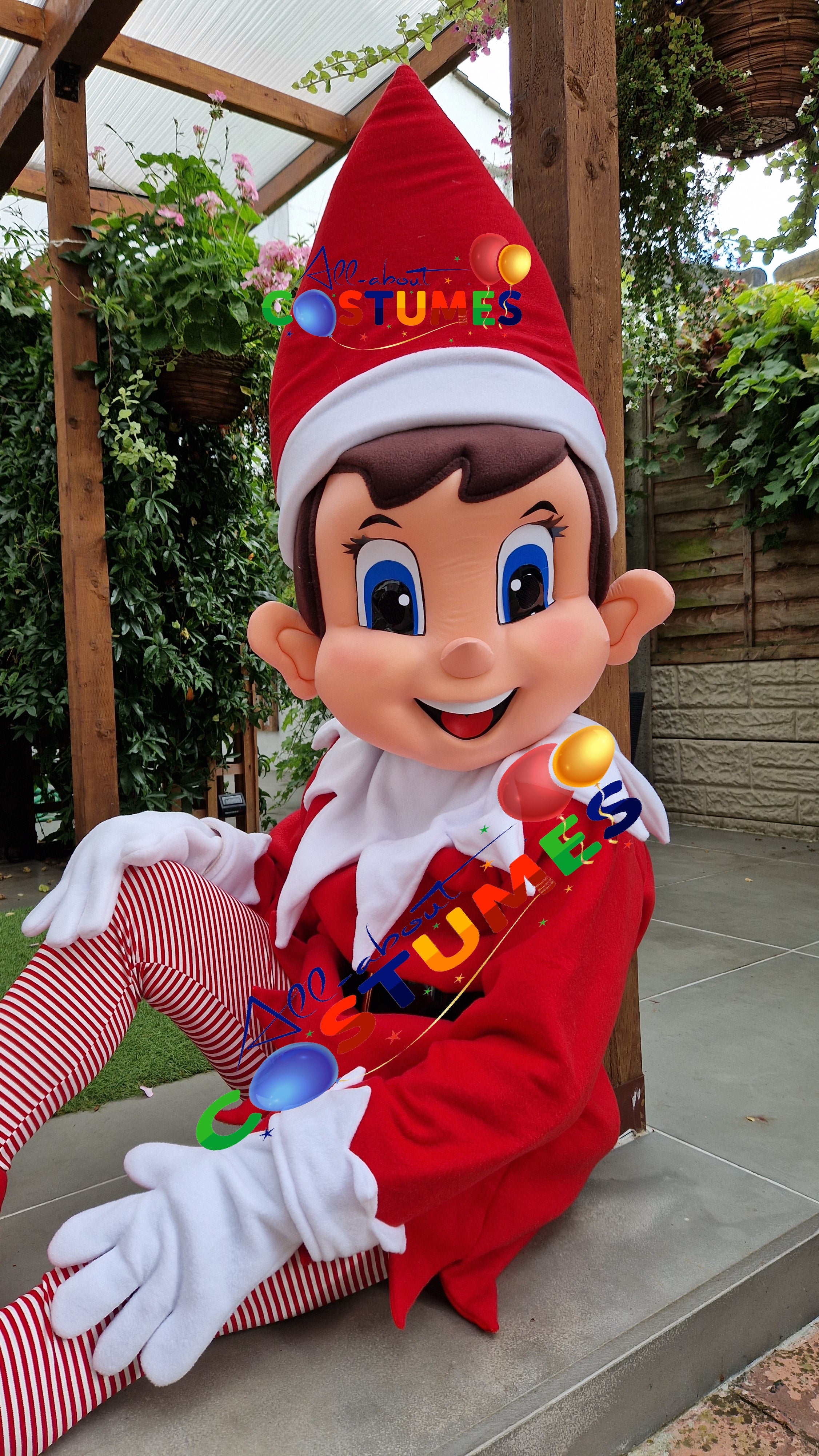 Elf on the Shelf Christmas Stripes