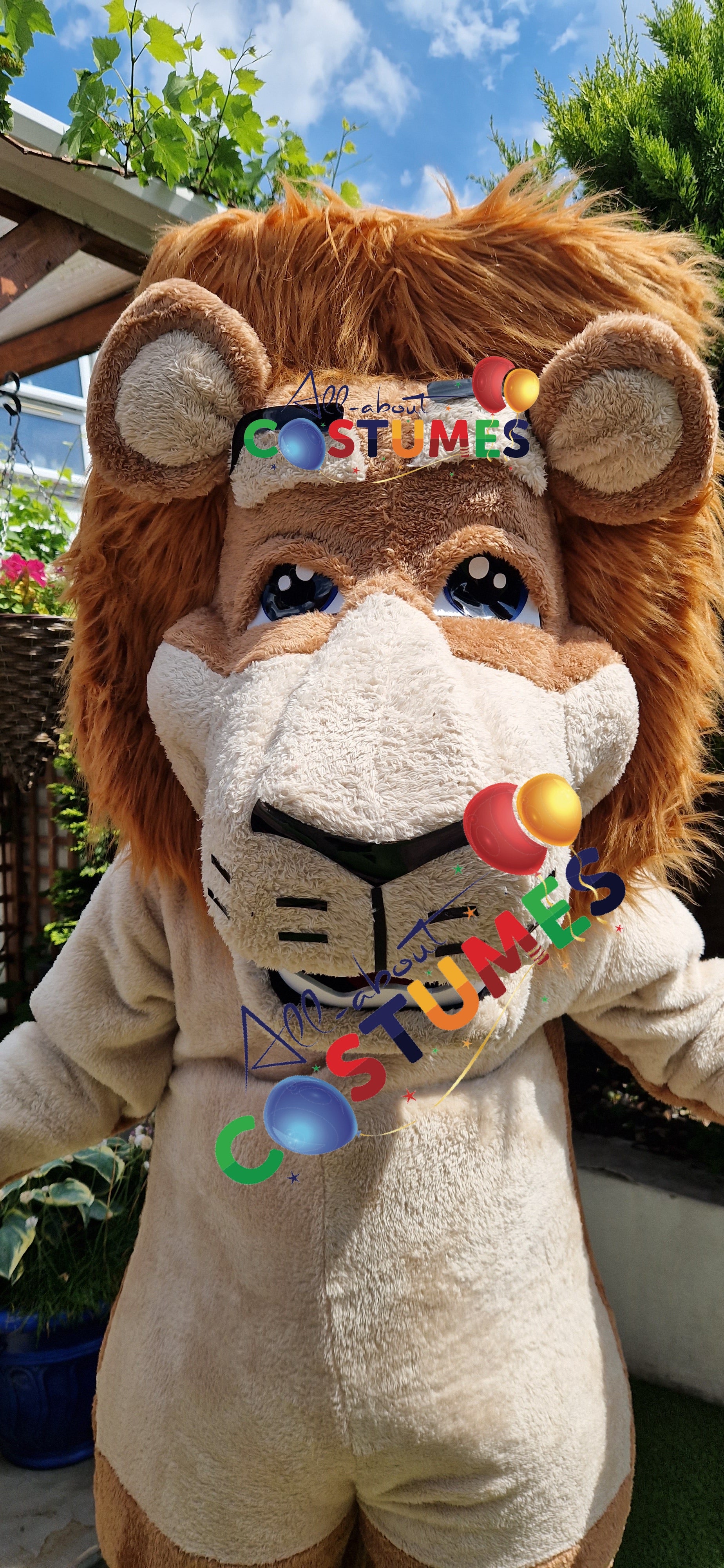 Disfraz de león de safari