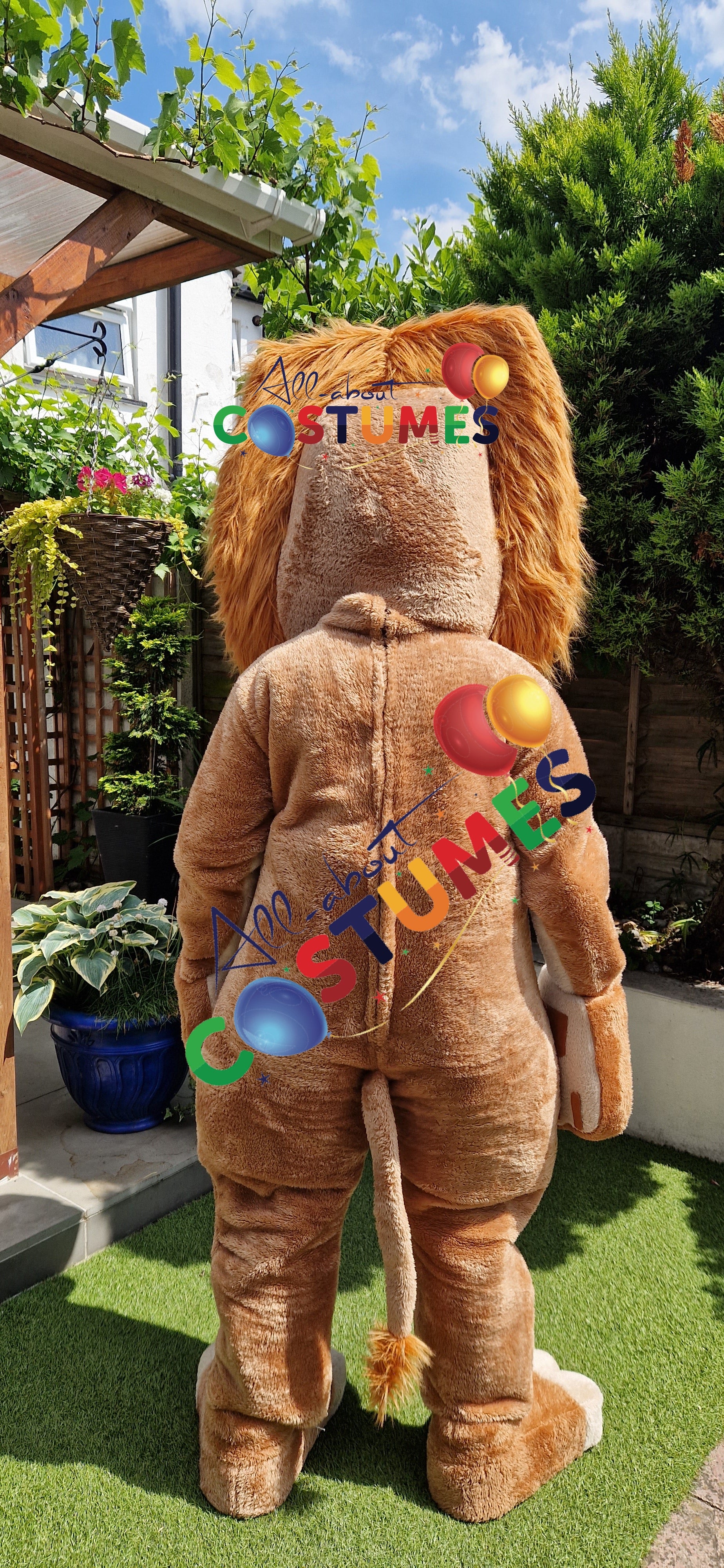 Disfraz de león de safari