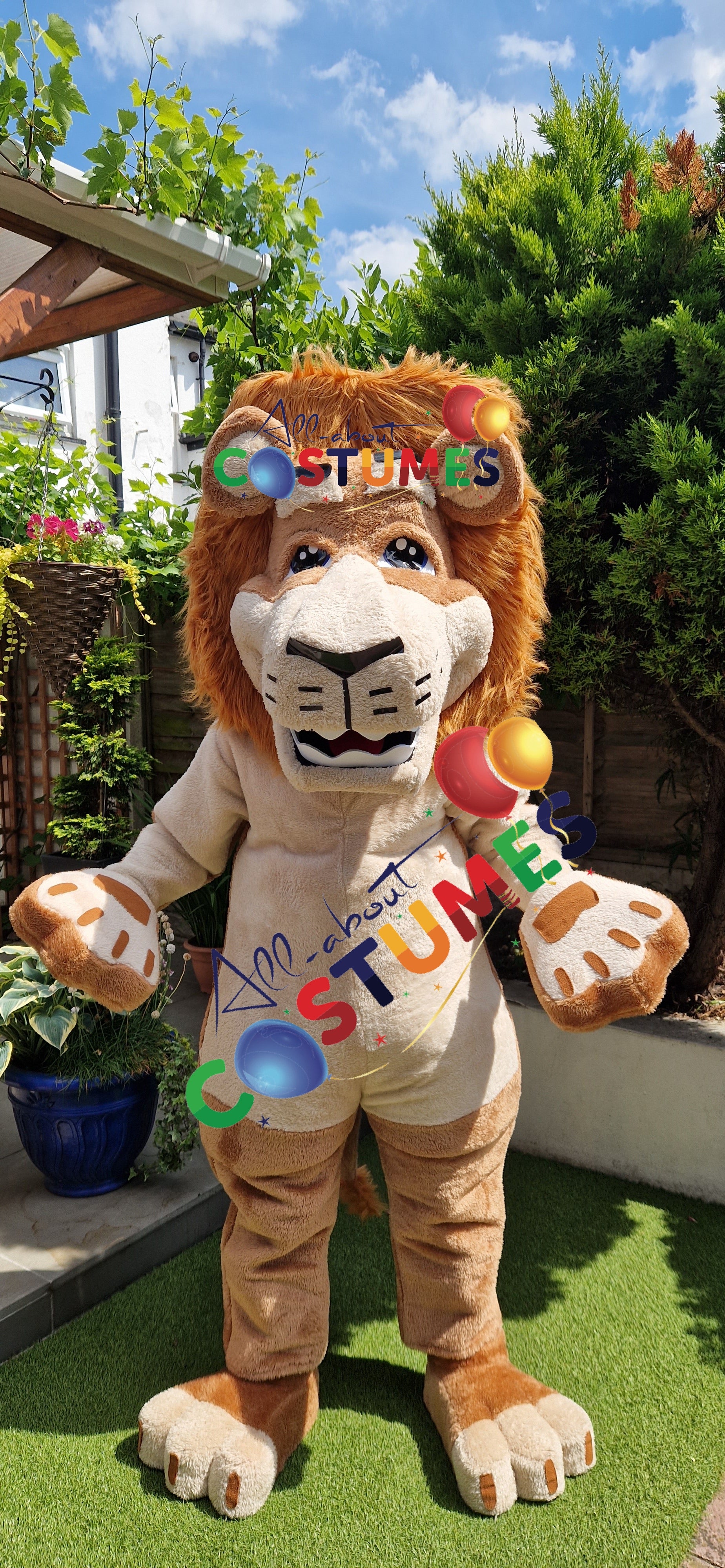 Disfraz de león de safari