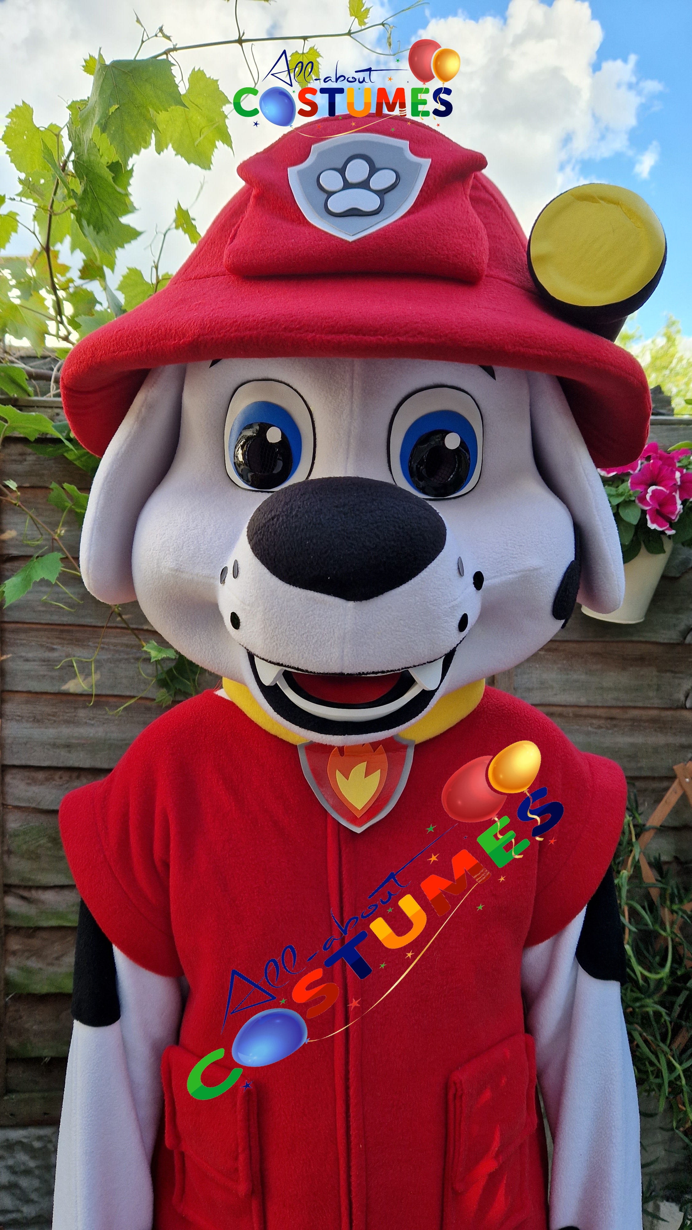 Firefighter Puppy Costume