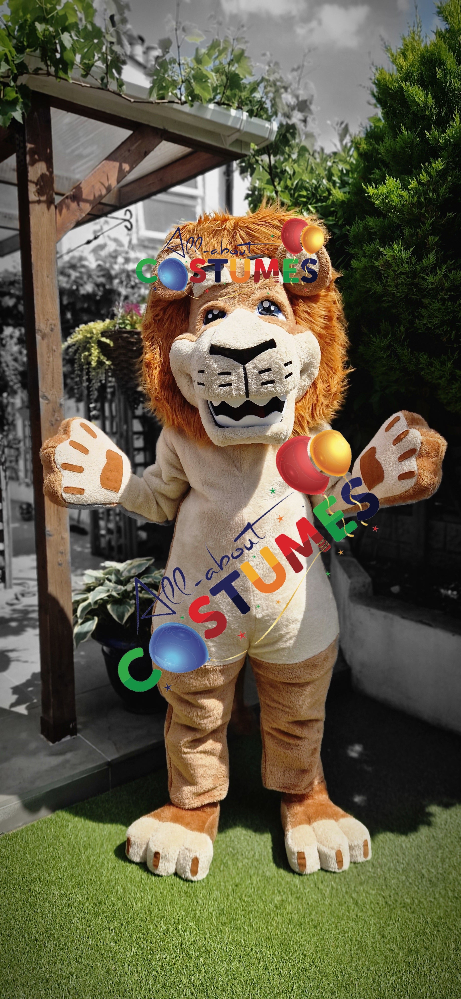 Disfraz de león de safari