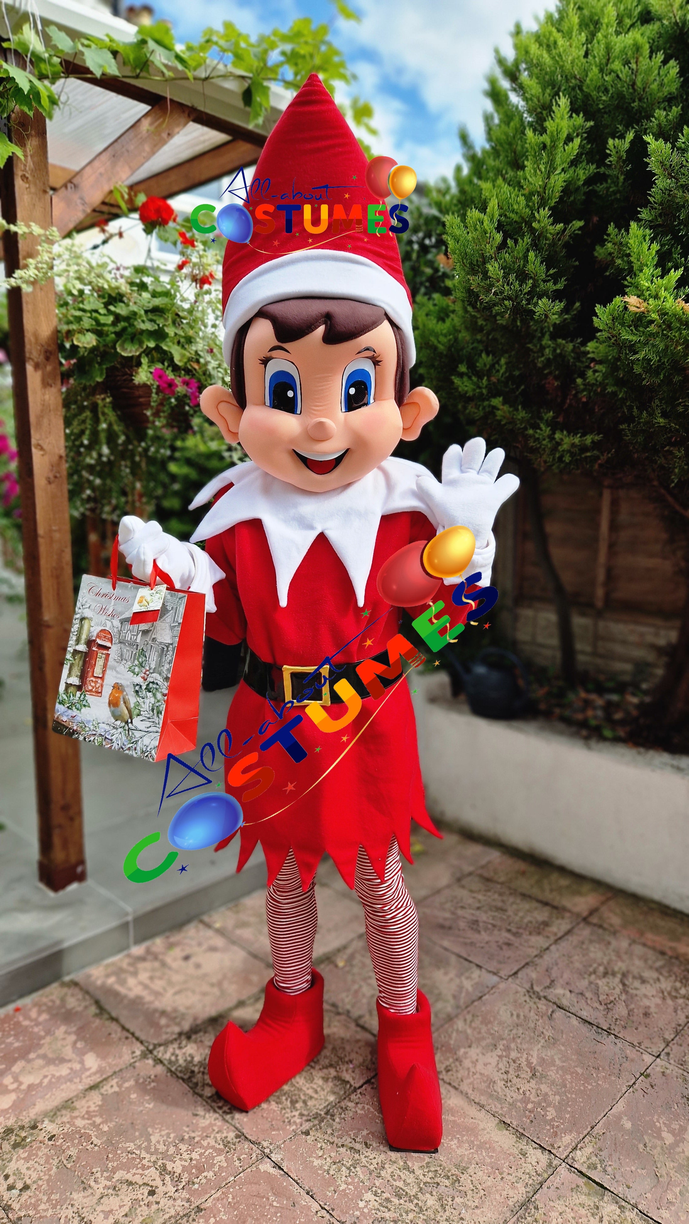 Elf on the Shelf Christmas Stripes