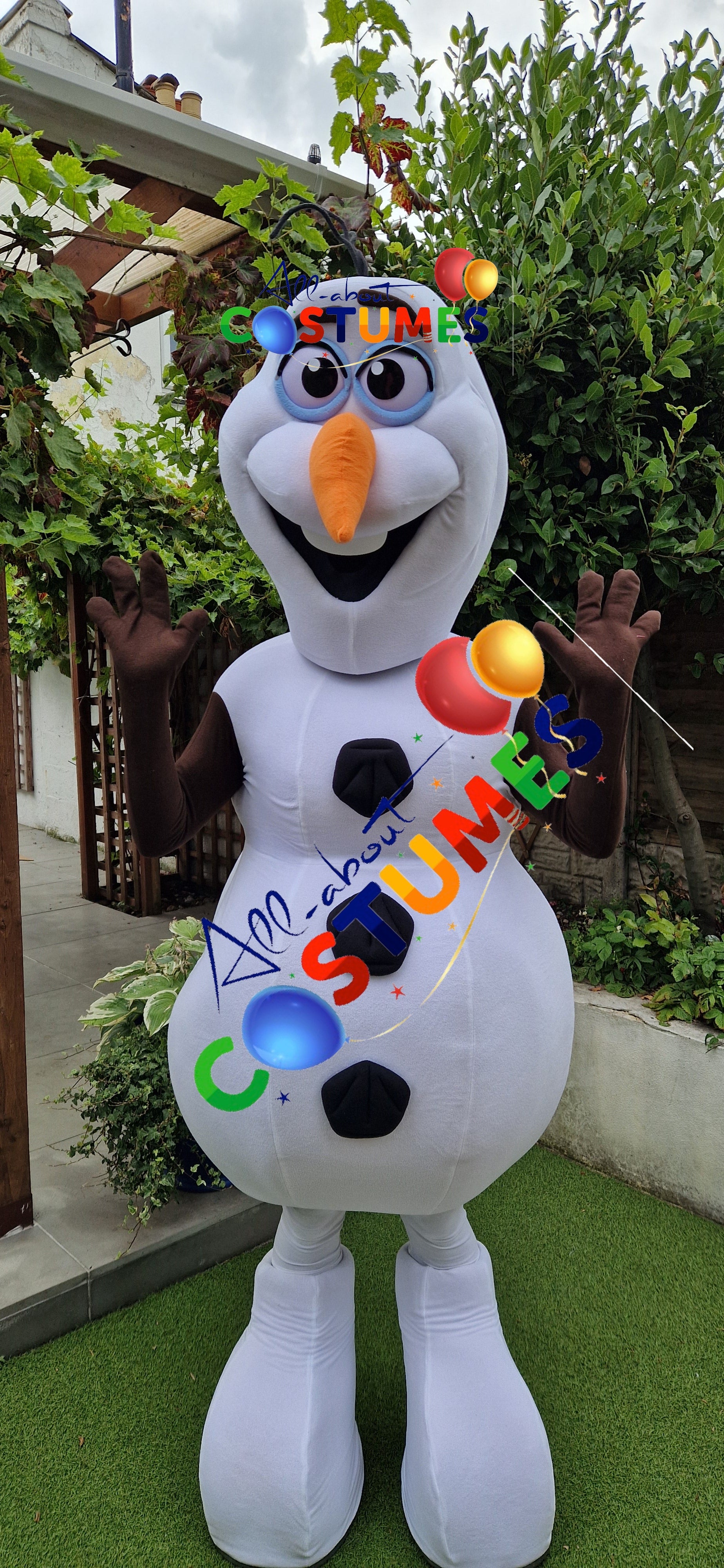 Muñeco de nieve Olaf congelado