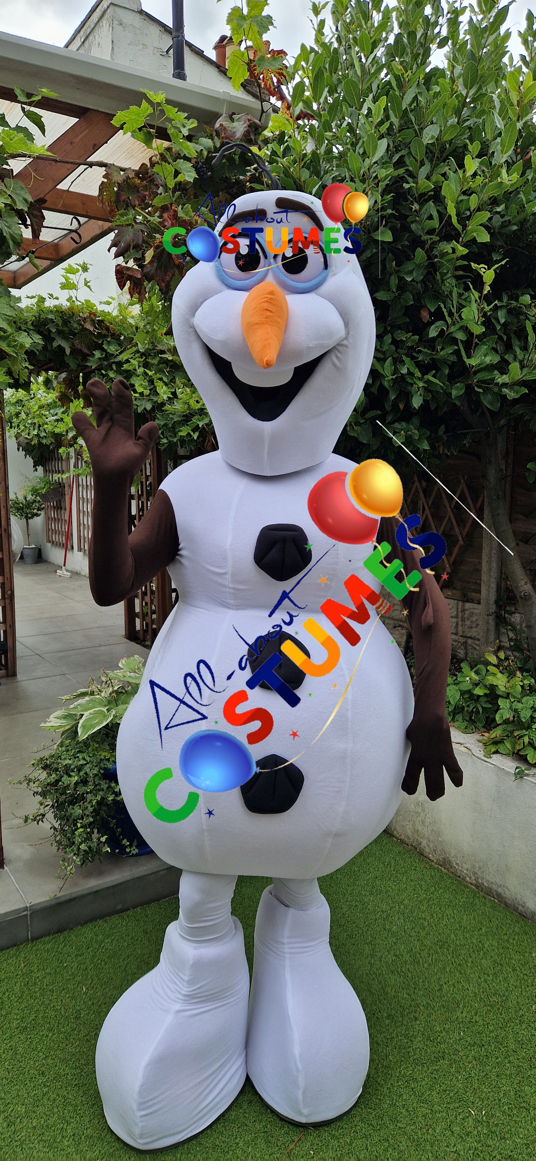 Muñeco de nieve Olaf congelado