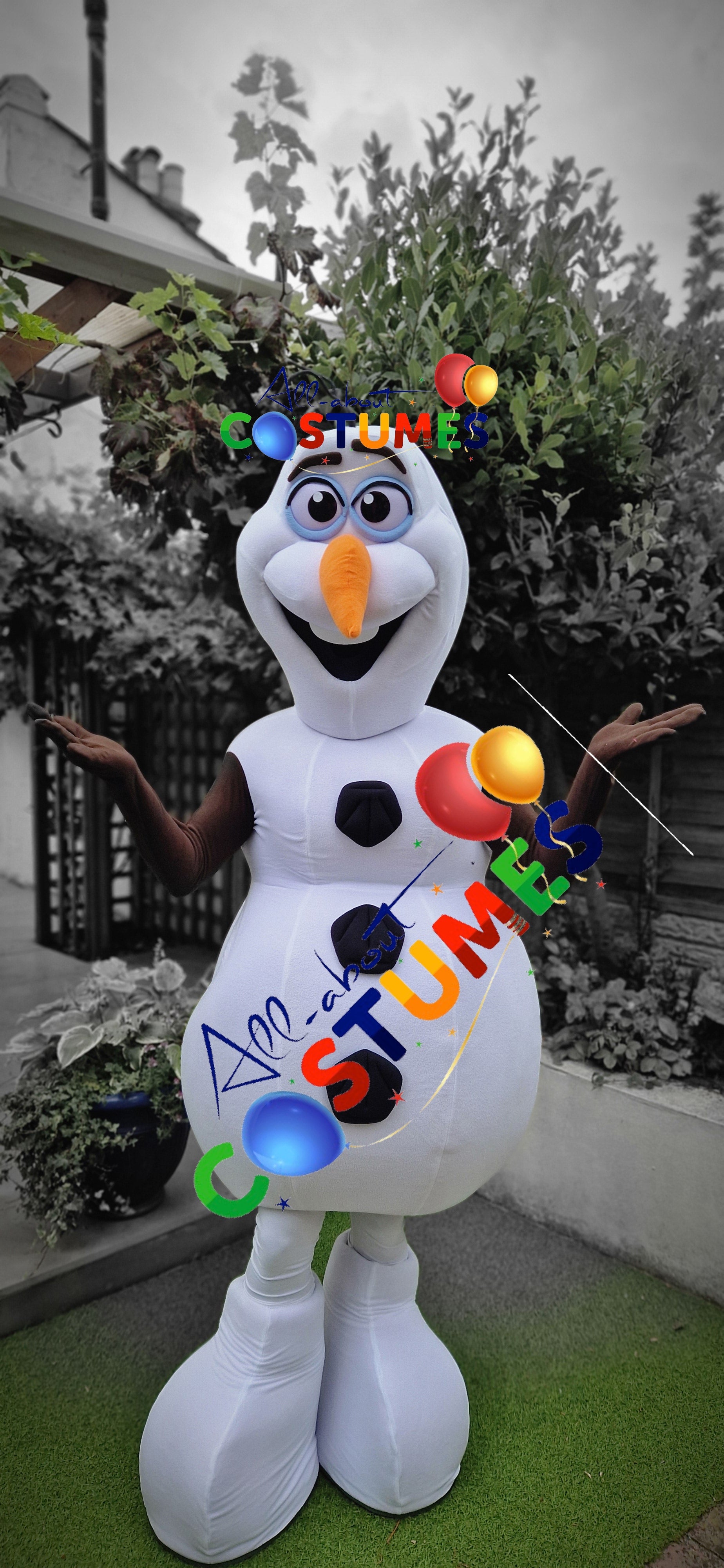 Muñeco de nieve Olaf congelado