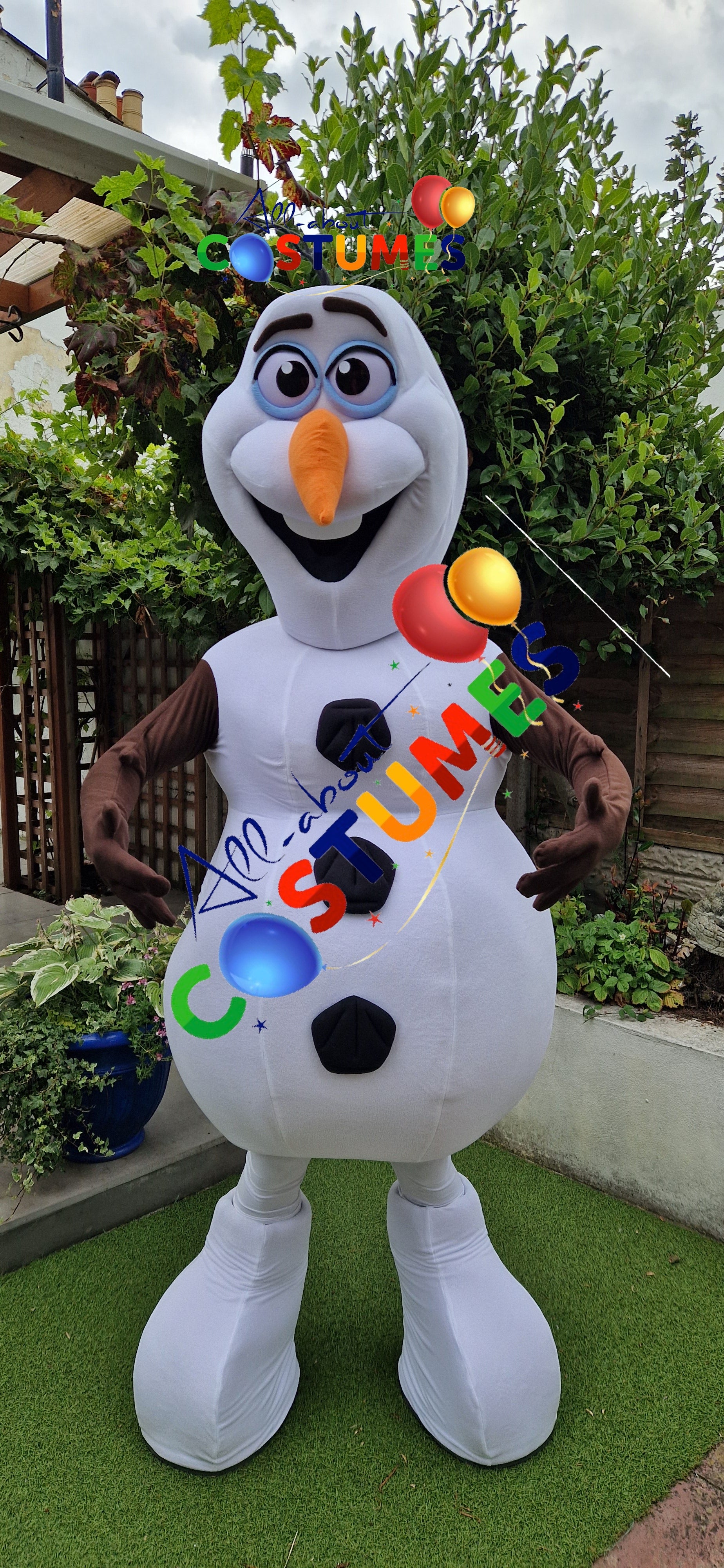 Muñeco de nieve Olaf congelado