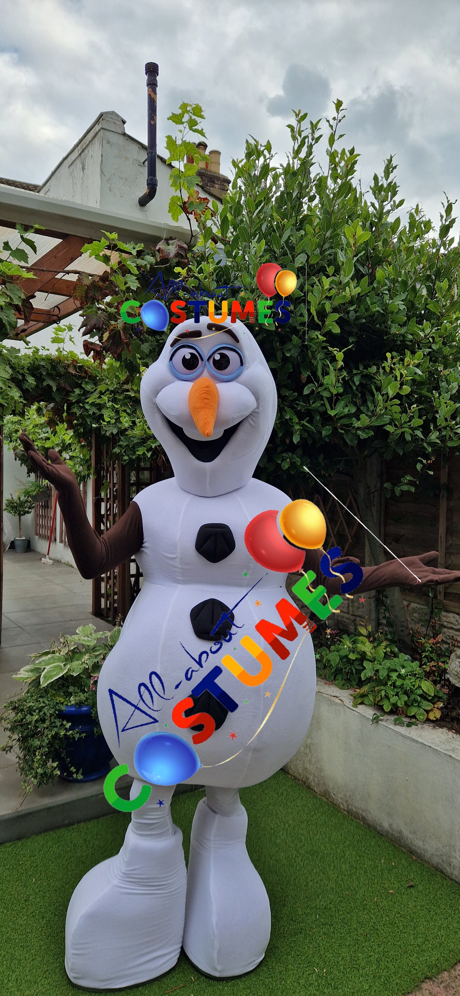 Muñeco de nieve Olaf congelado