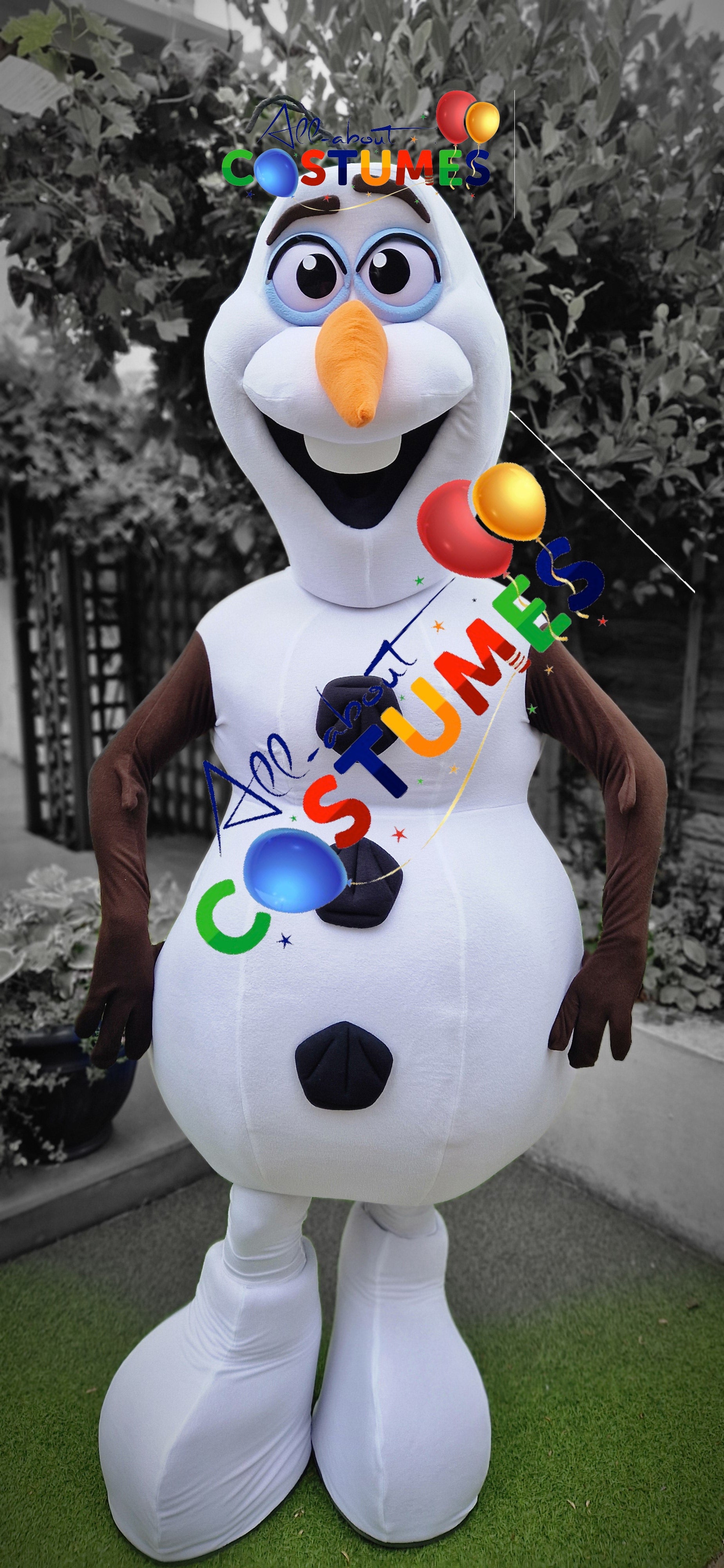 Muñeco de nieve Olaf congelado