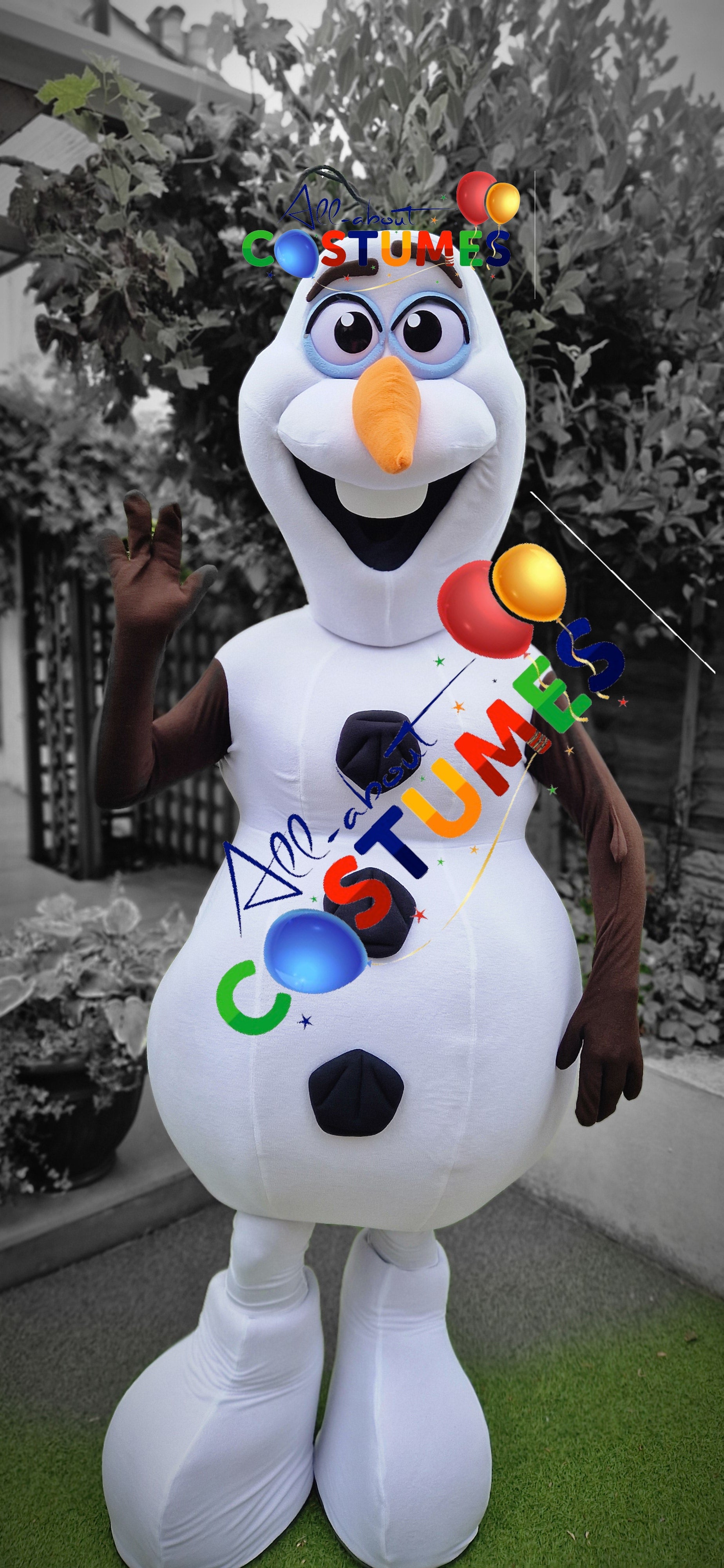 Muñeco de nieve Olaf congelado