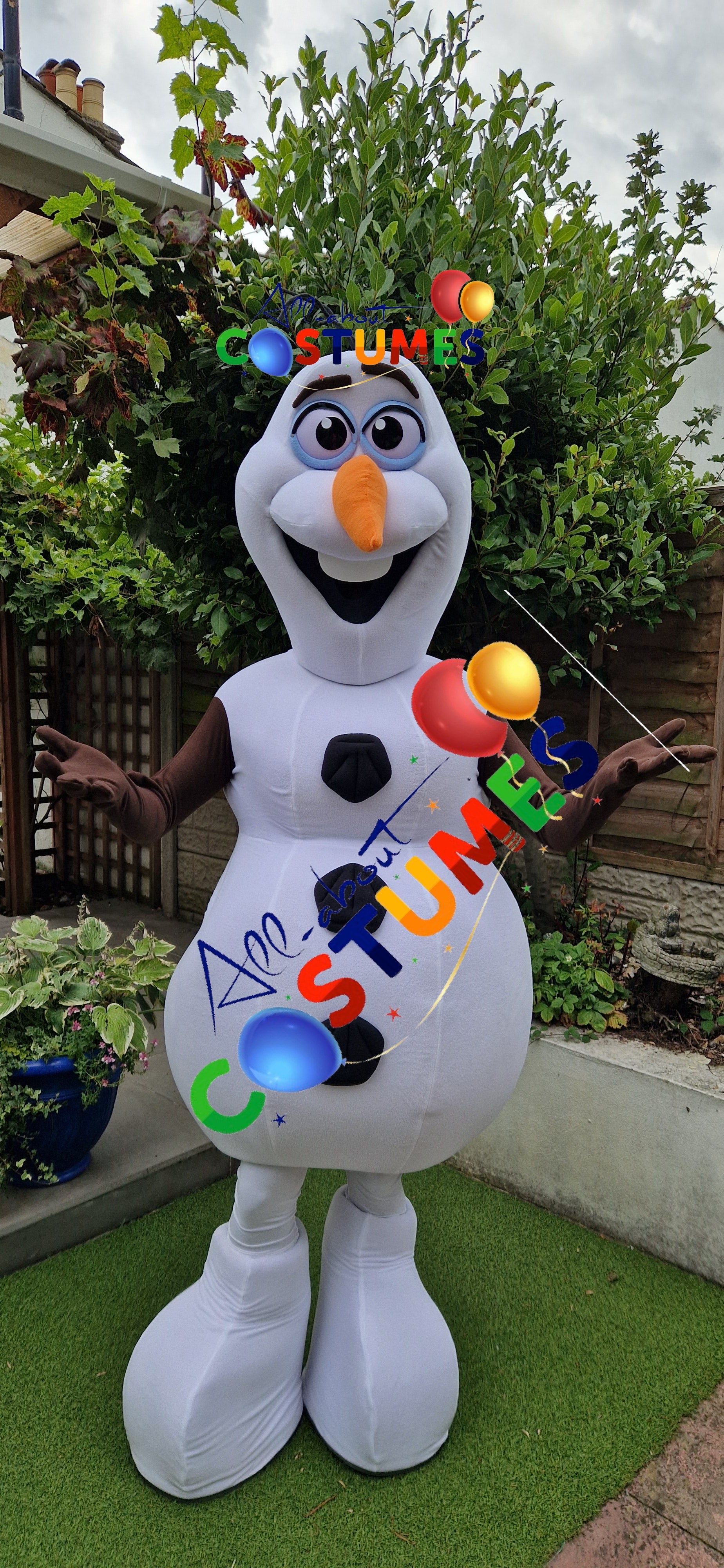 Muñeco de nieve Olaf congelado