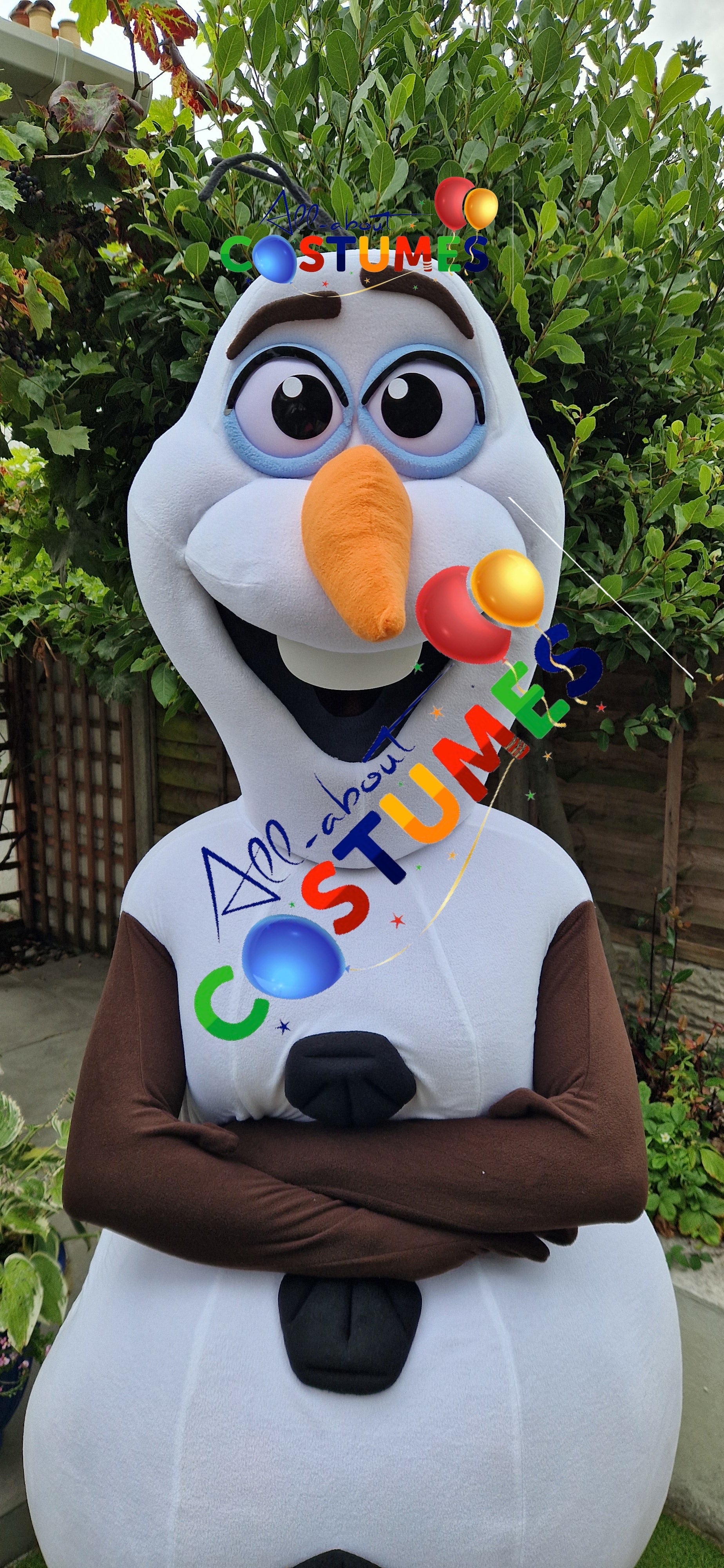 Muñeco de nieve Olaf congelado