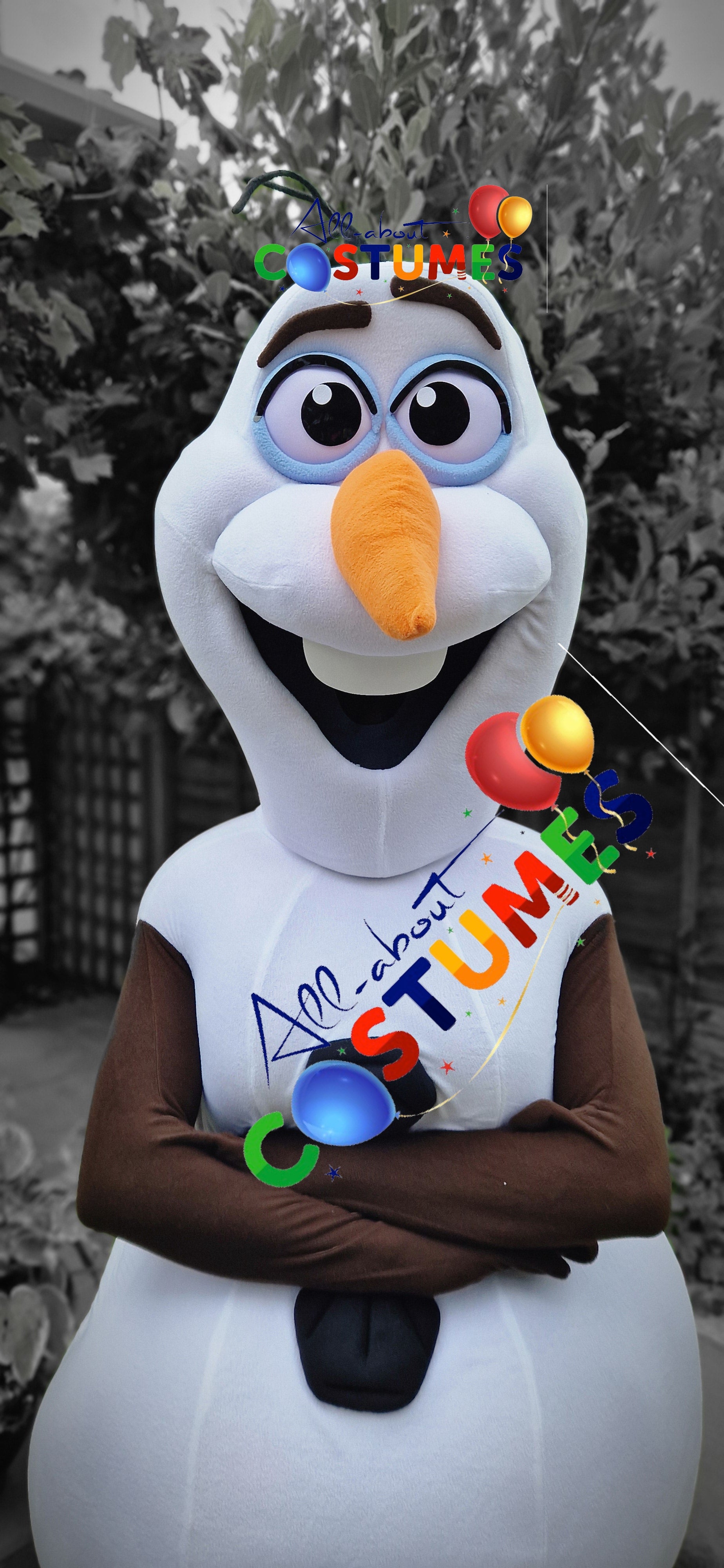 Muñeco de nieve Olaf congelado