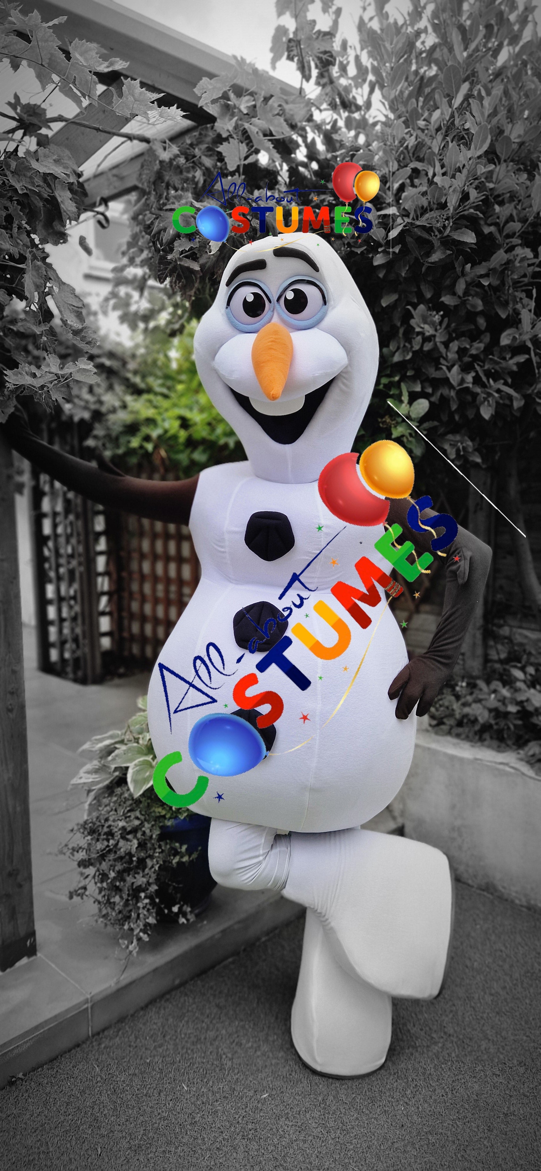 Muñeco de nieve Olaf congelado