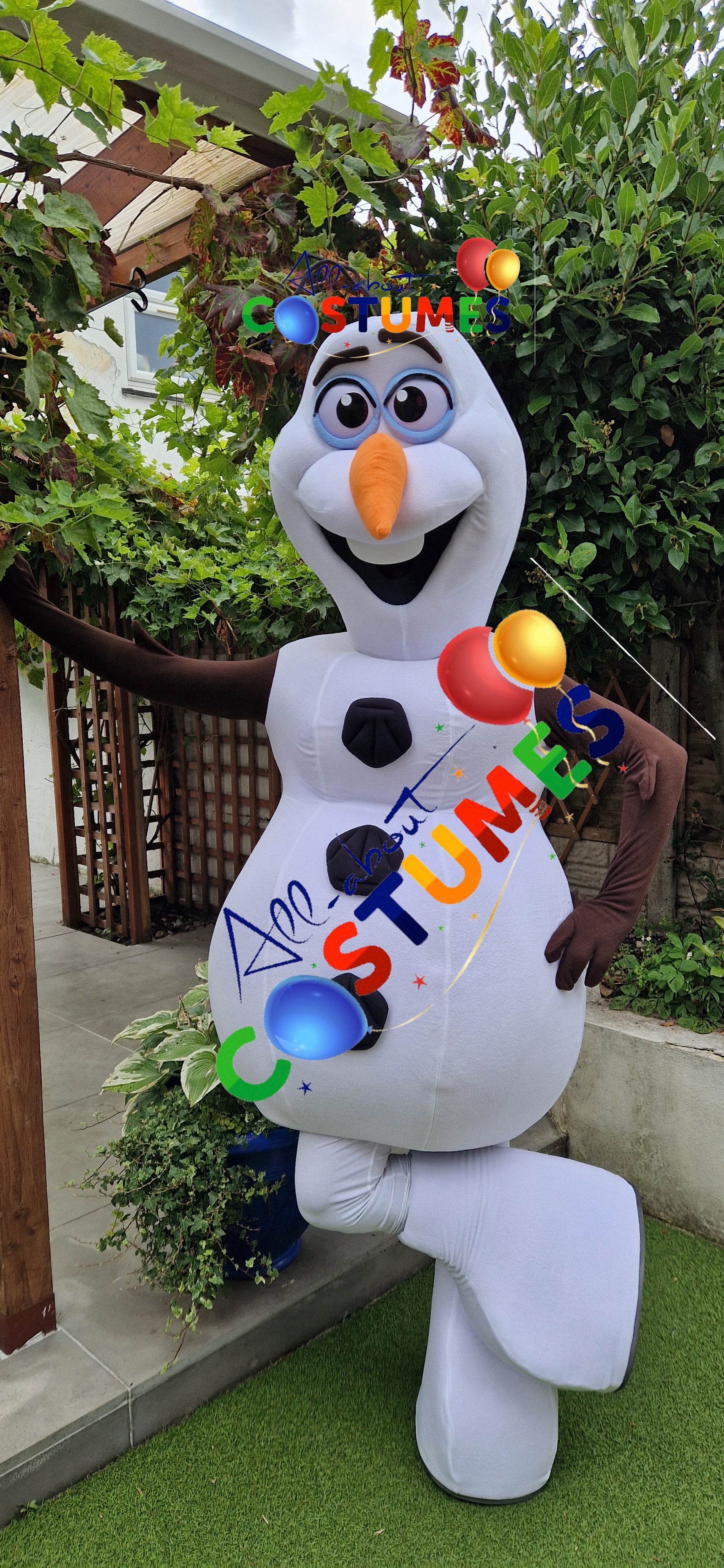 Muñeco de nieve Olaf congelado