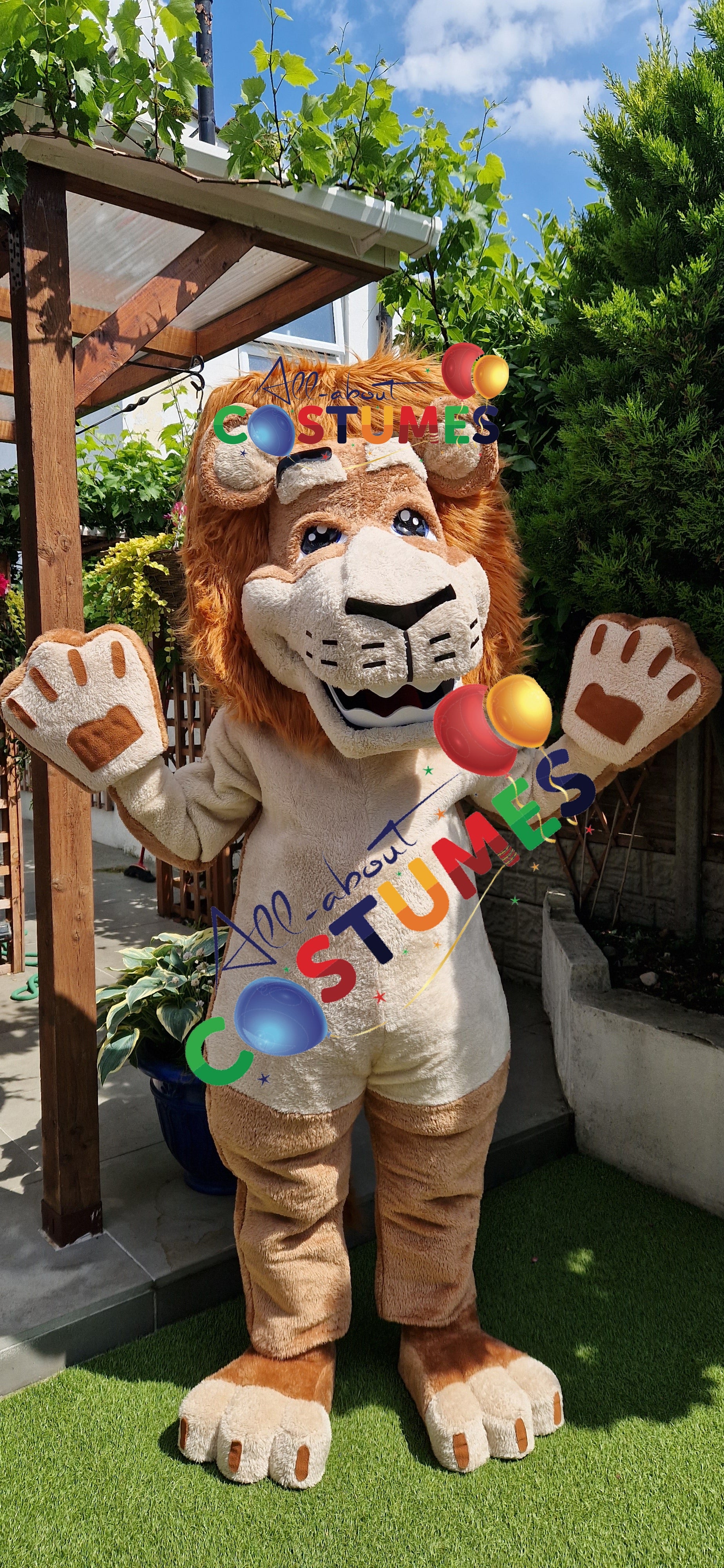 Disfraz de león de safari