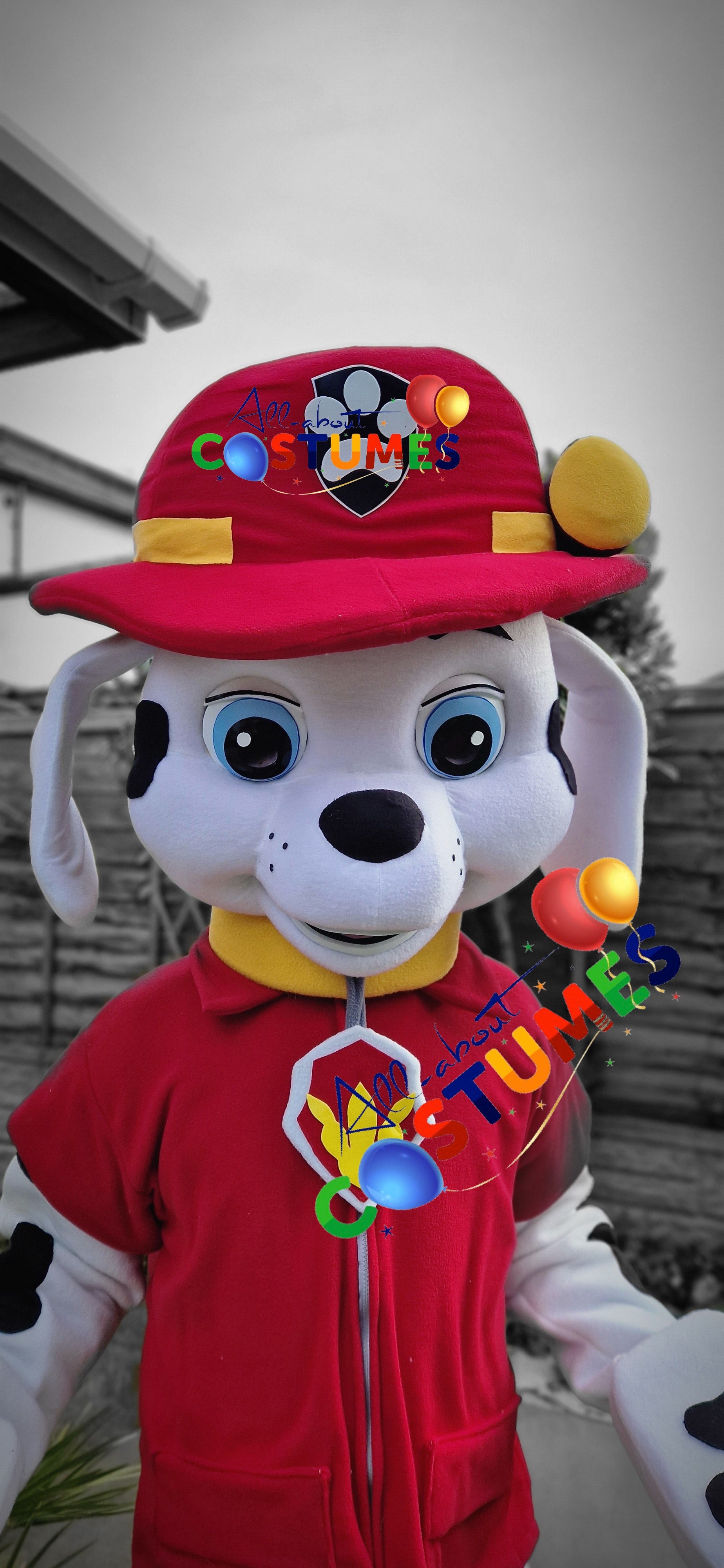 Rescue Dog Dress-Up Outfit Black Paws