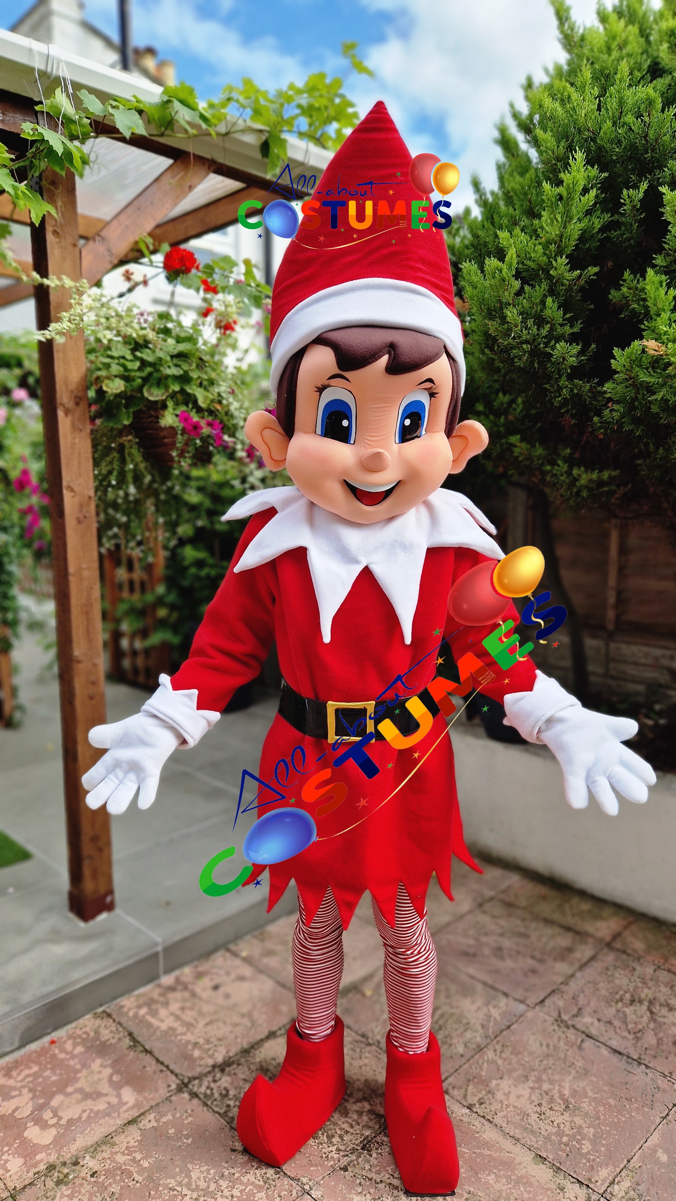 Elf on the Shelf Christmas Stripes