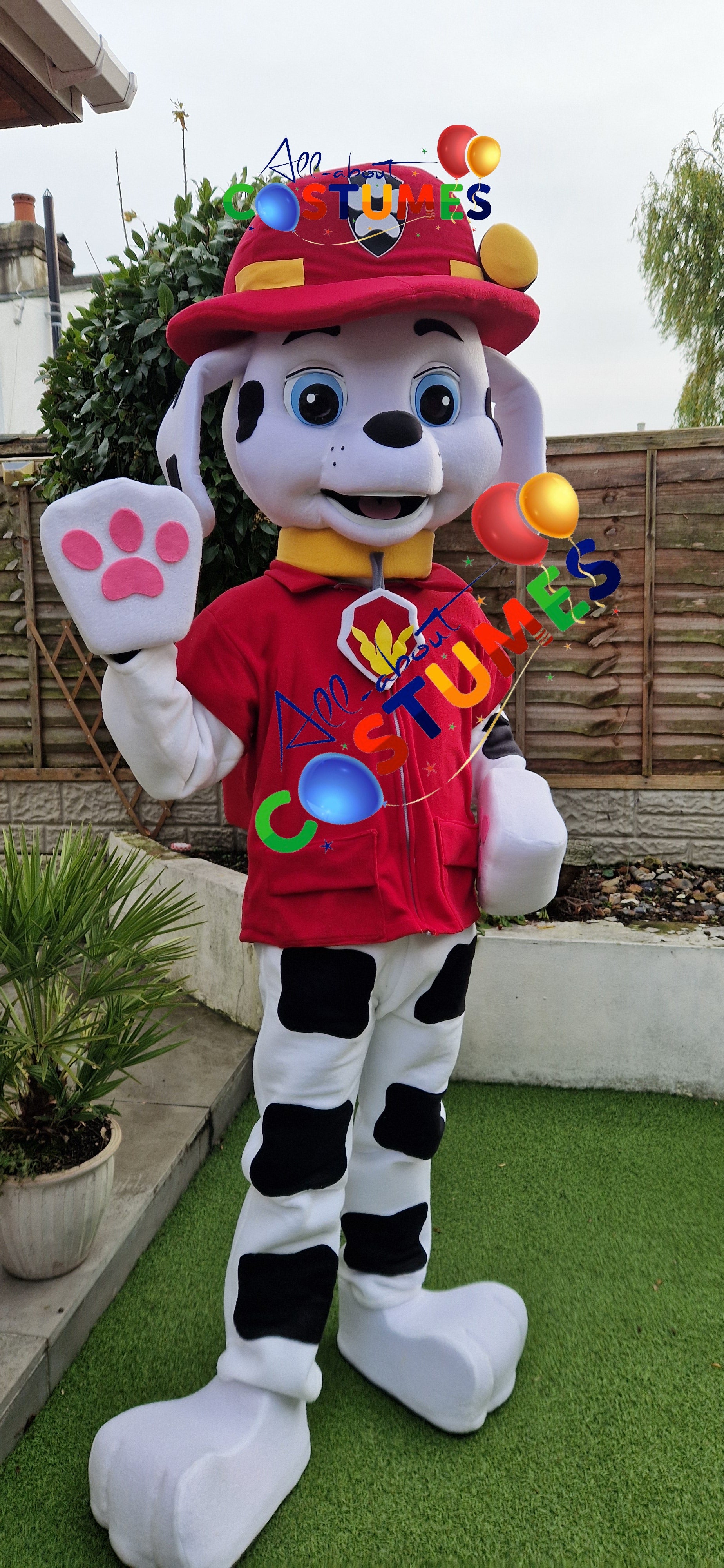 Rescue Dog Dress-Up Outfit Pink Paws