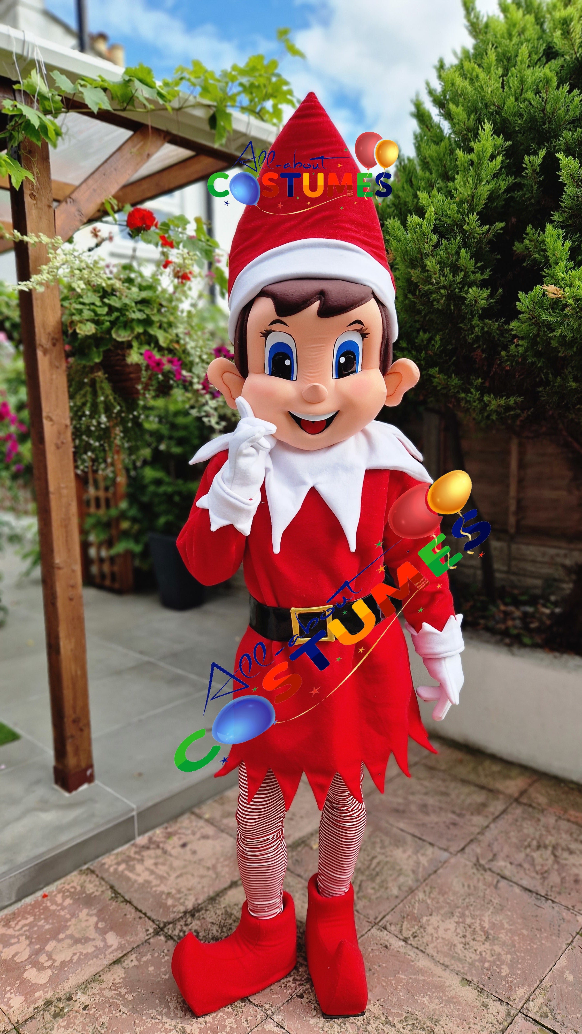 Elf on the Shelf Christmas Stripes