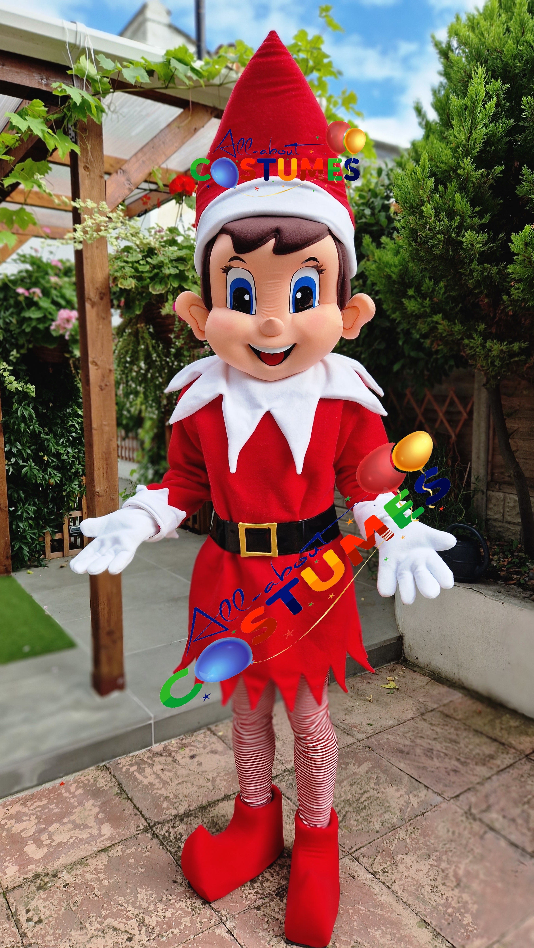 Elf on the Shelf Christmas Stripes