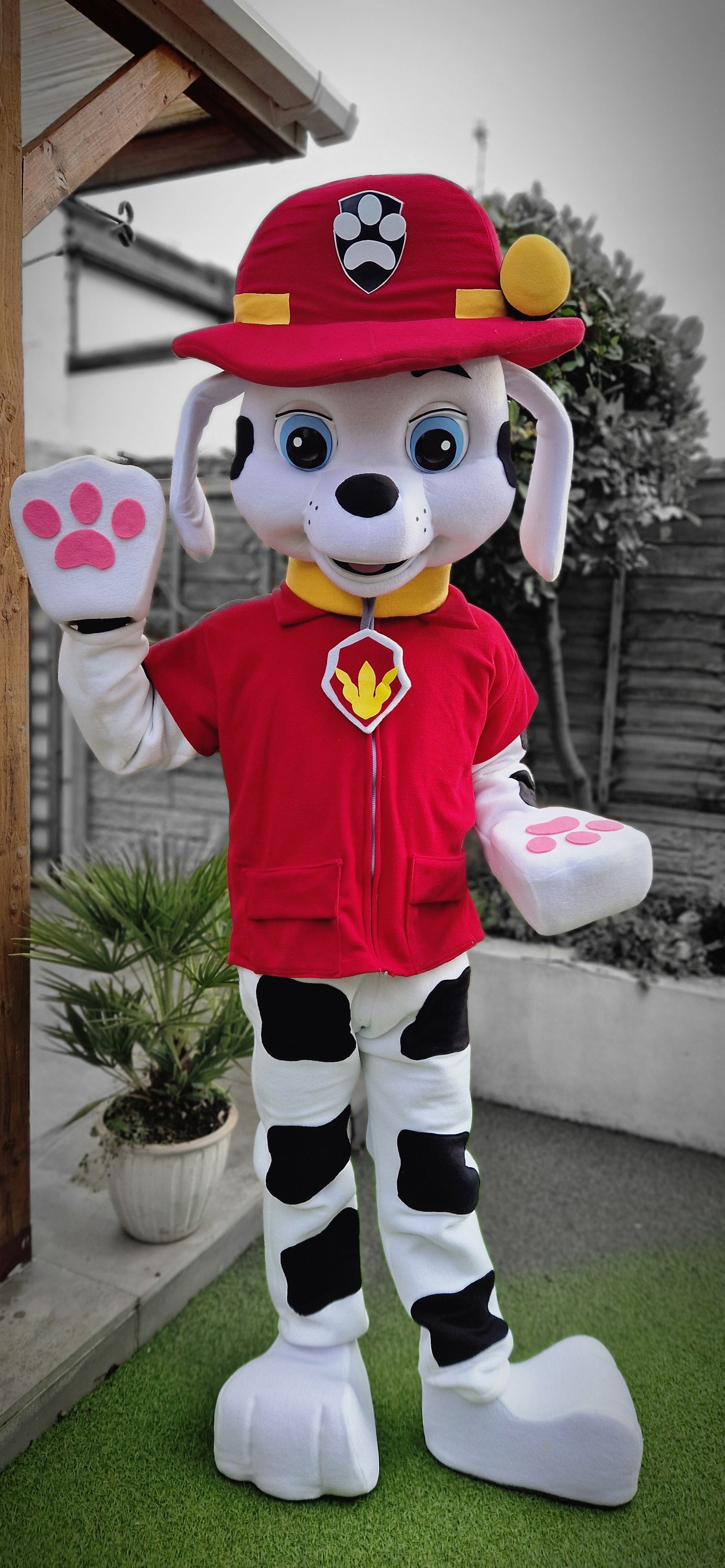 Rescue Dog Dress-Up Outfit Pink Paws