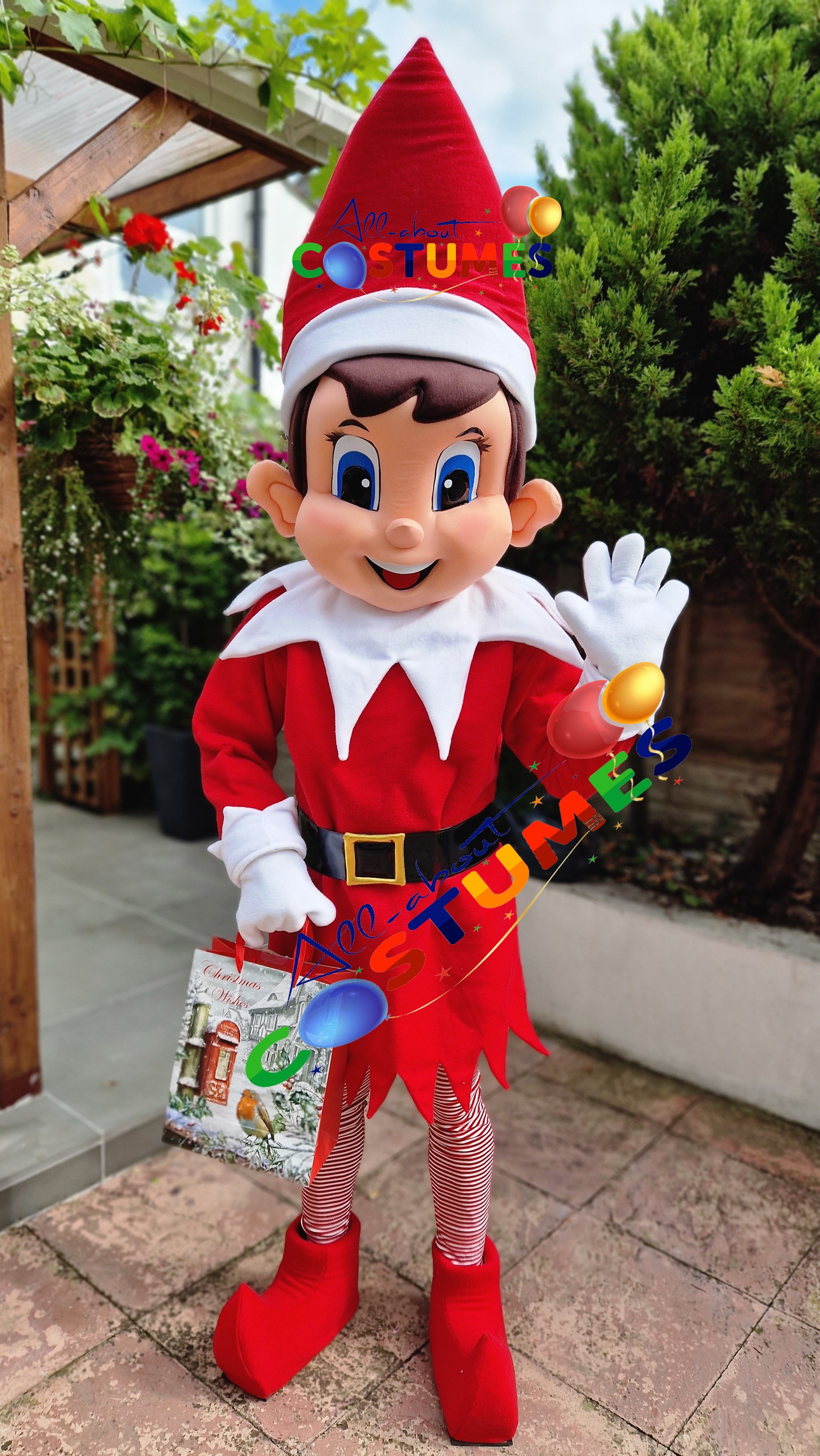 Elf on the Shelf Christmas Stripes