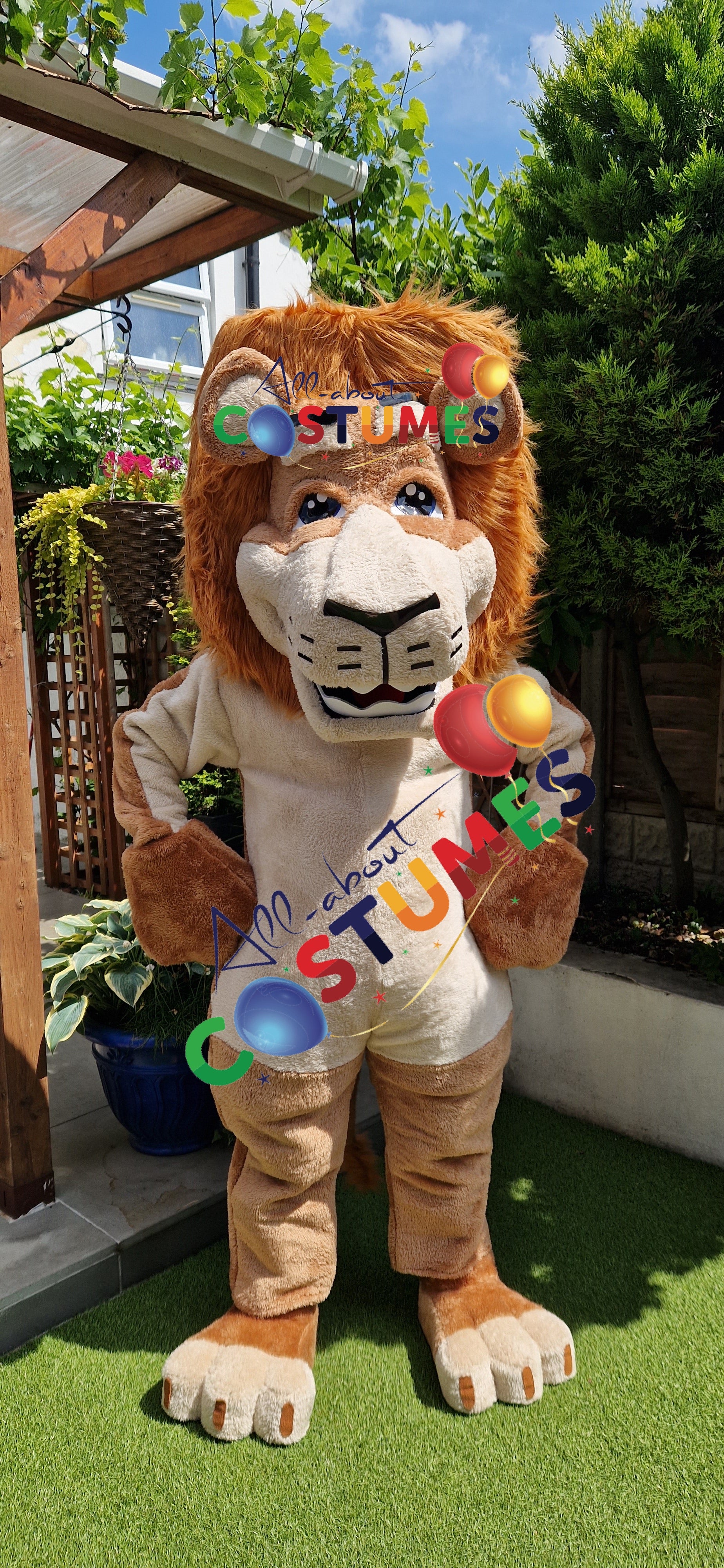 Disfraz de león de safari