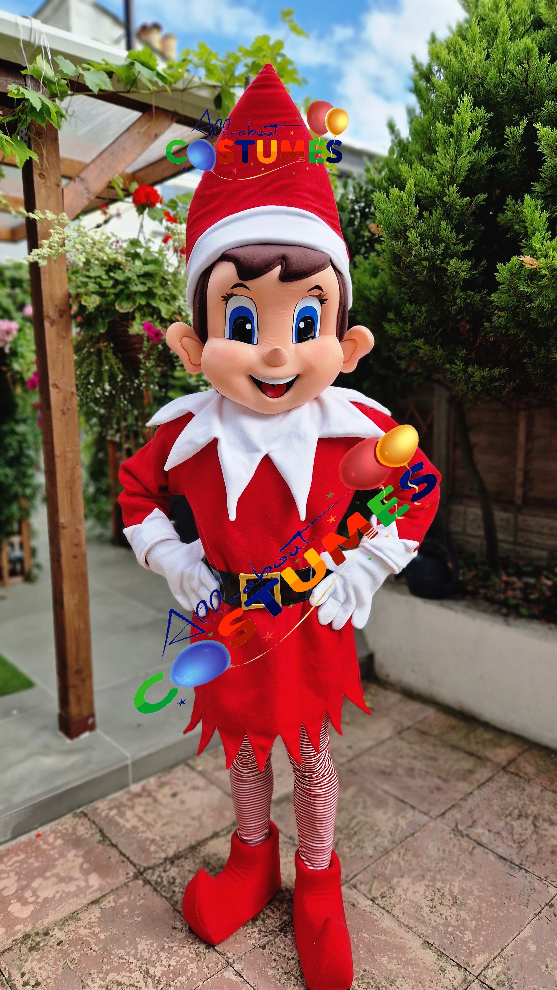 Elf on the Shelf Christmas Stripes