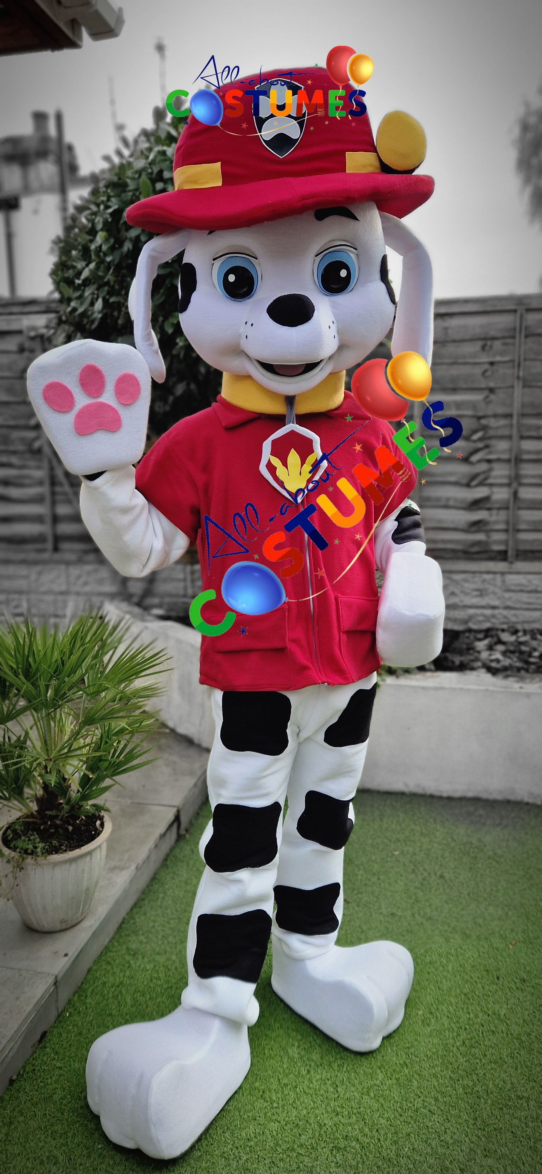 Rescue Dog Dress-Up Outfit Pink Paws