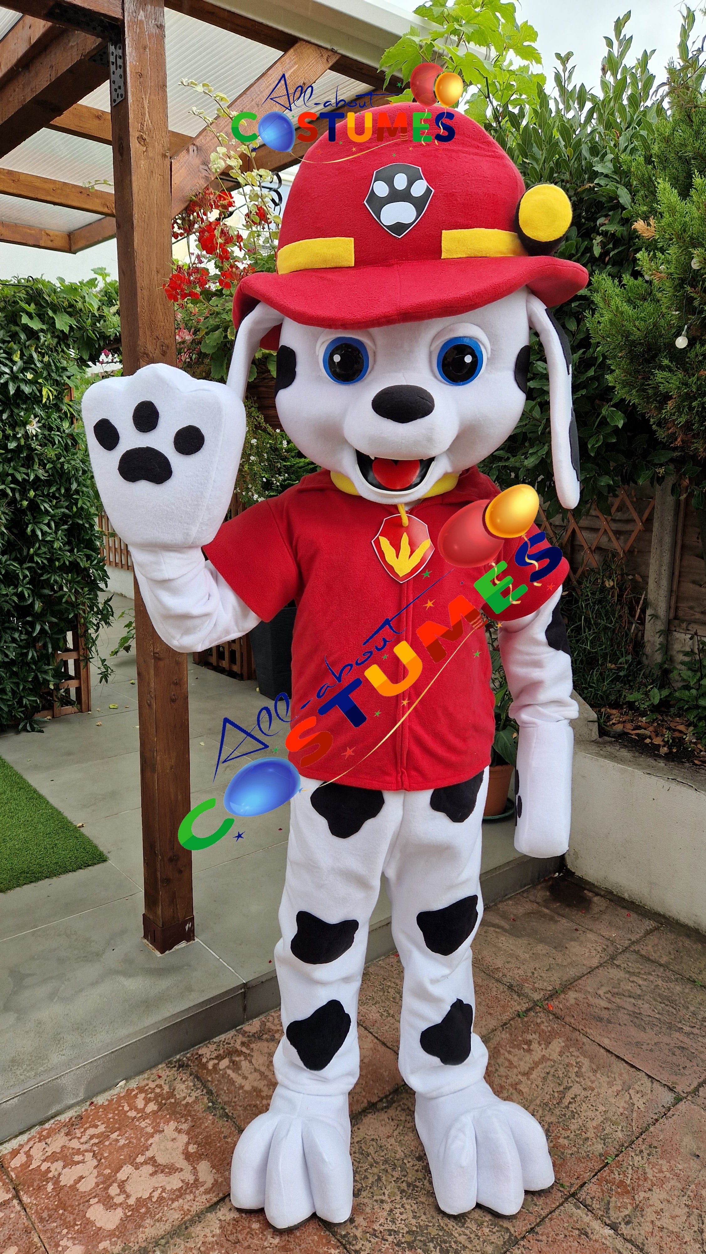 Marshall de la Patrulla Canina con patas negras