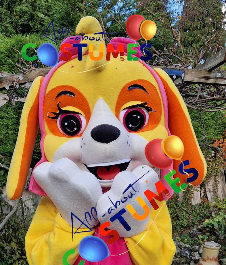 Pink Aviator Puppy Costume B