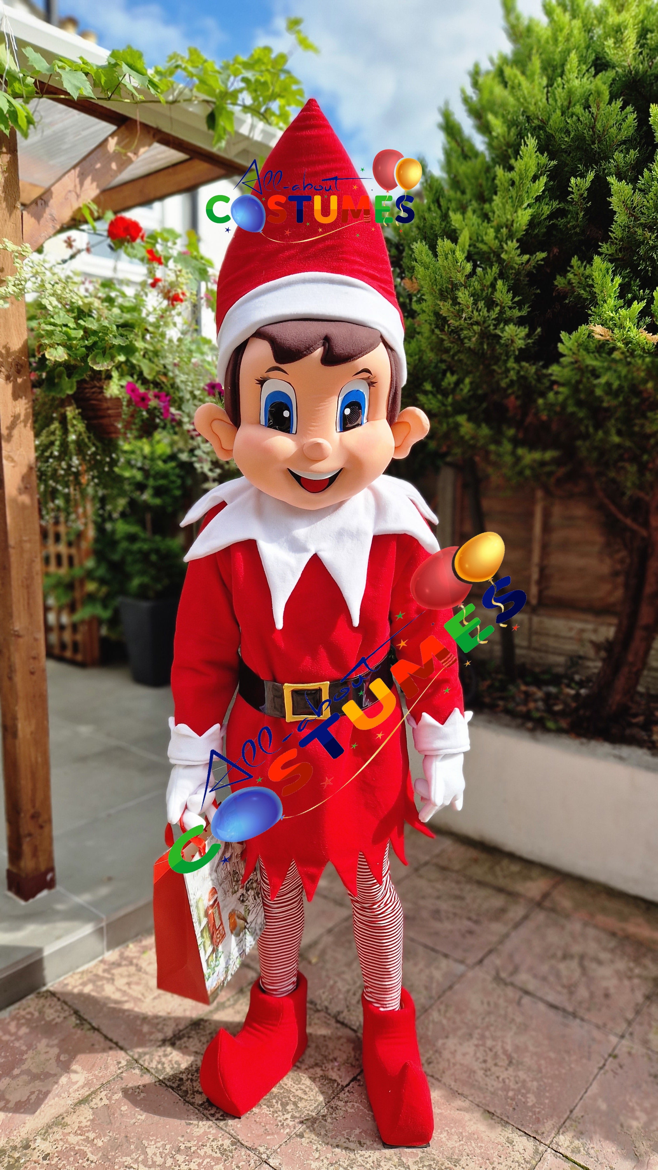 Elf on the Shelf Christmas Stripes