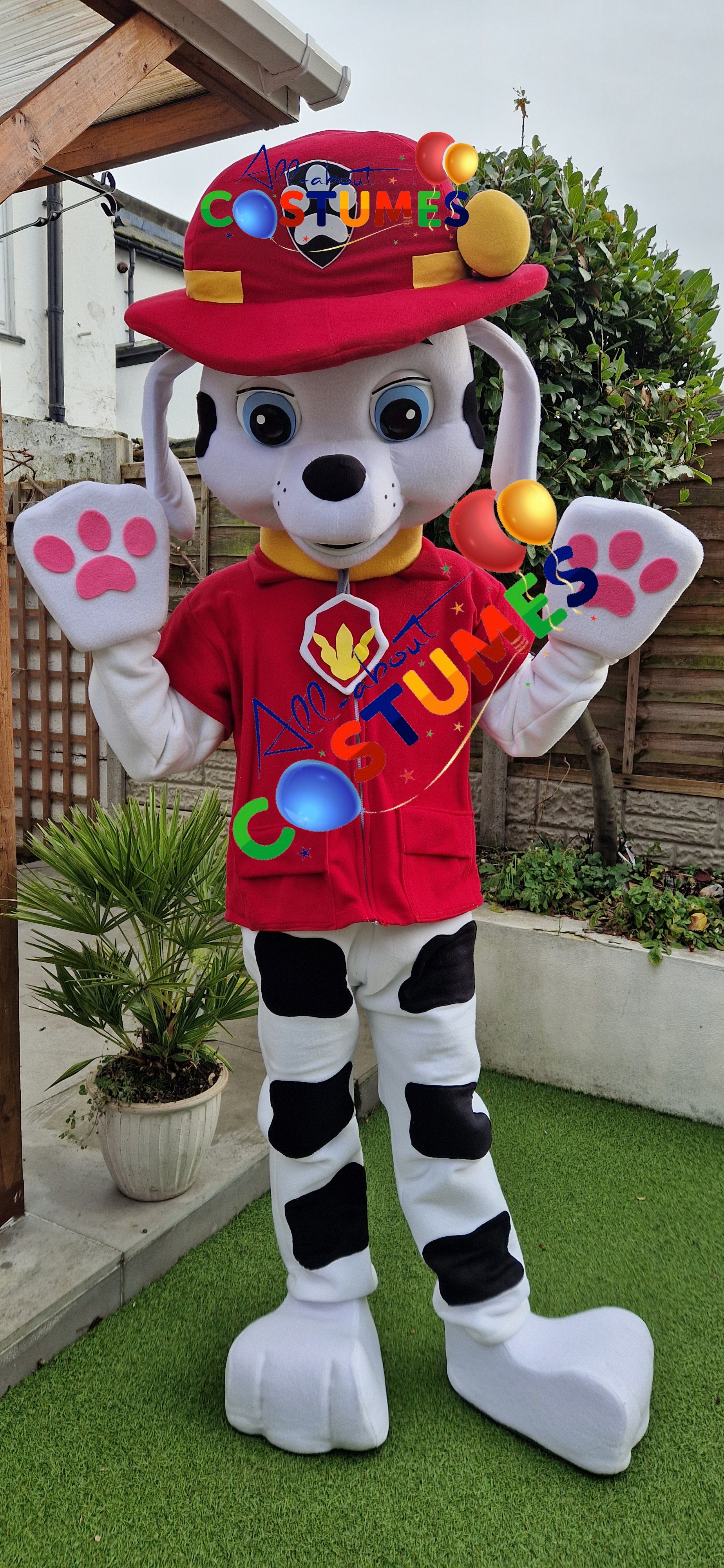 Rescue Dog Dress-Up Outfit Pink Paws