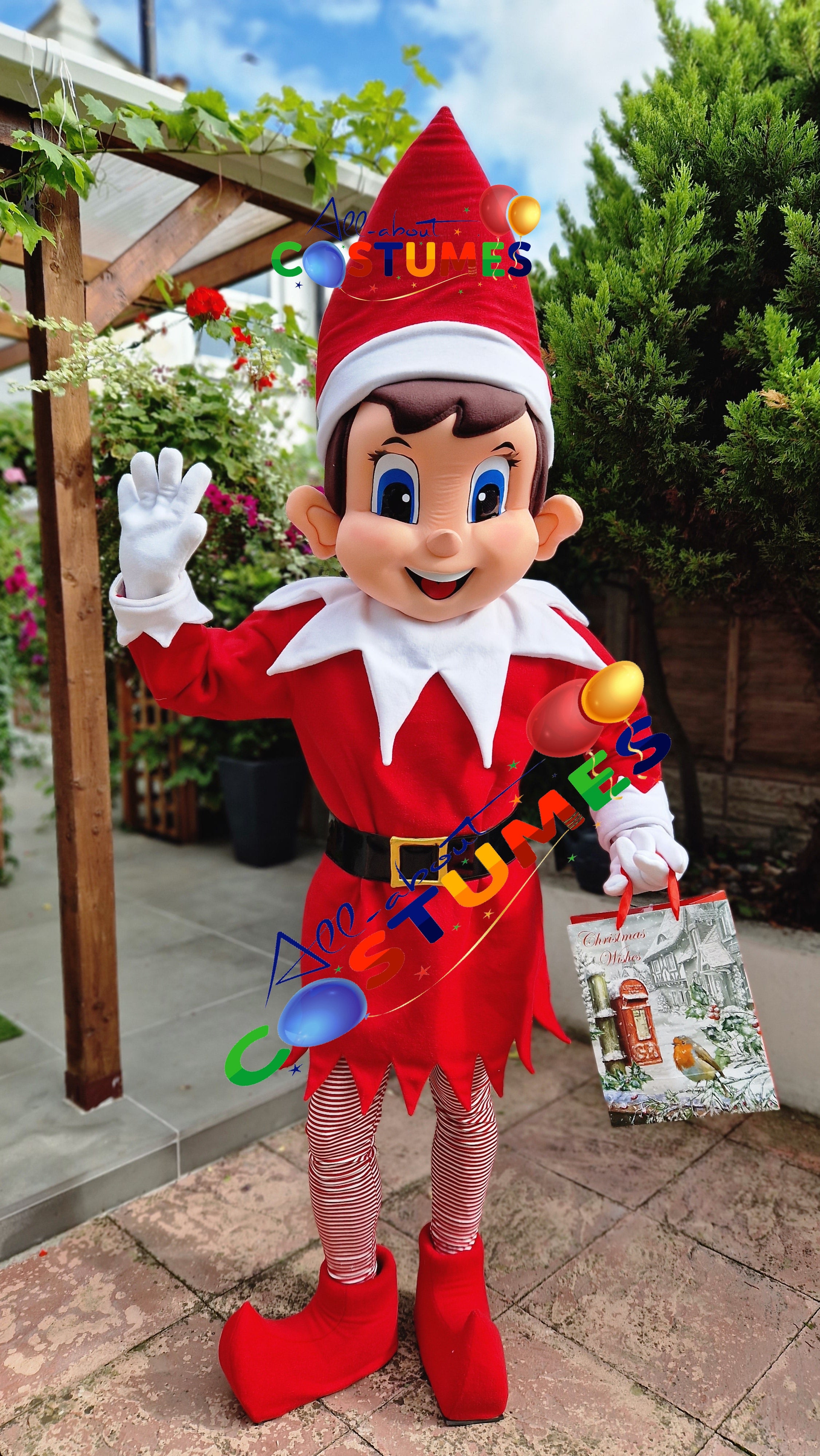 Elf on the Shelf Christmas Stripes