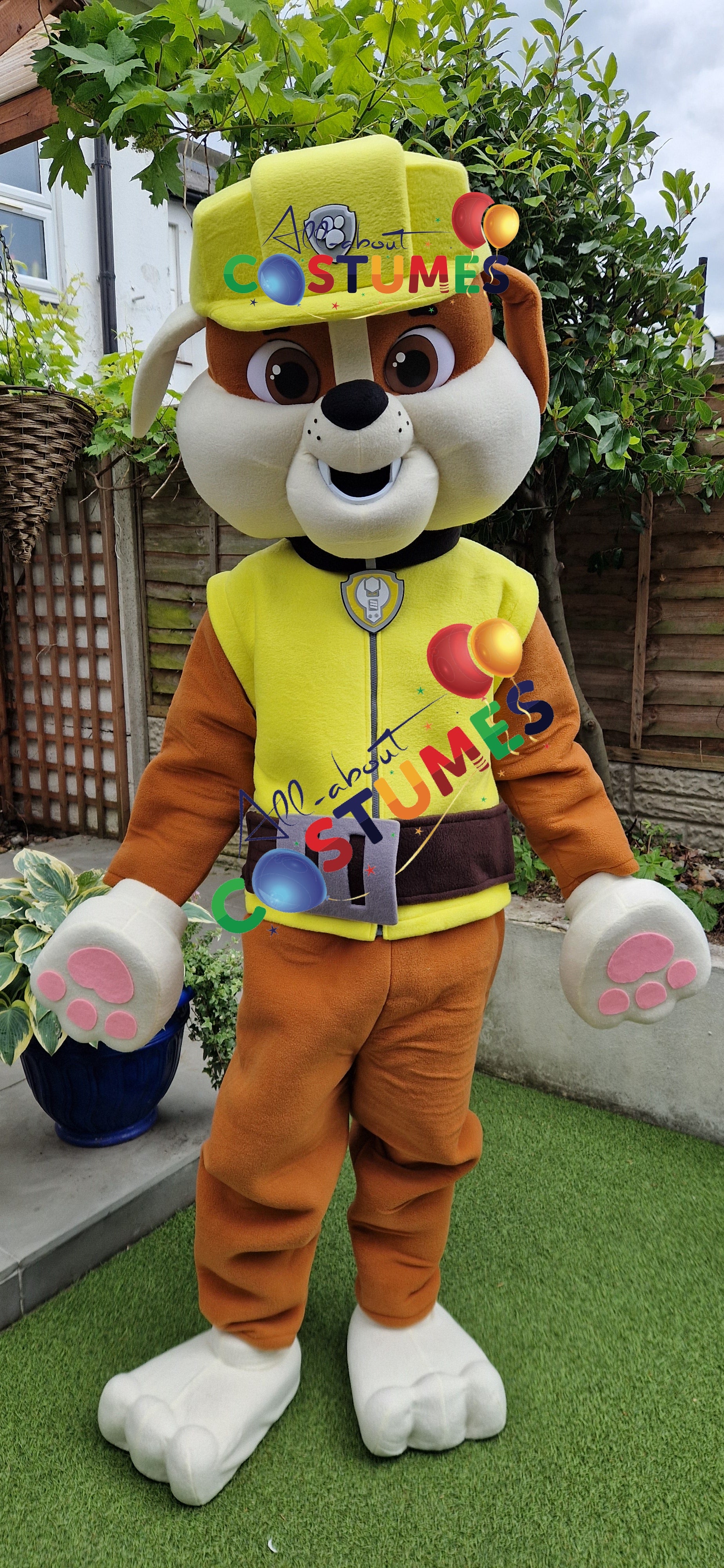 Yellow Builder Pup Costume