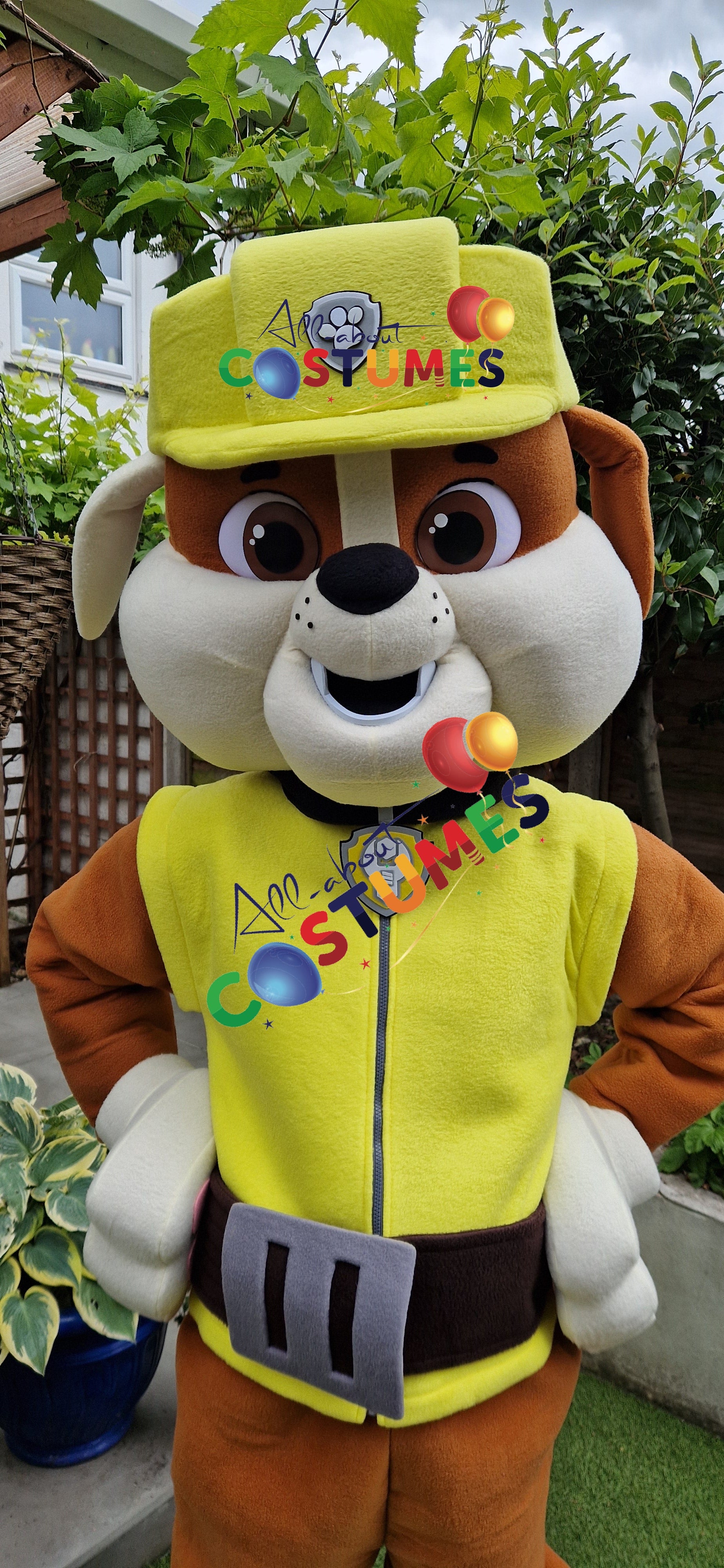 Yellow Builder Pup Costume