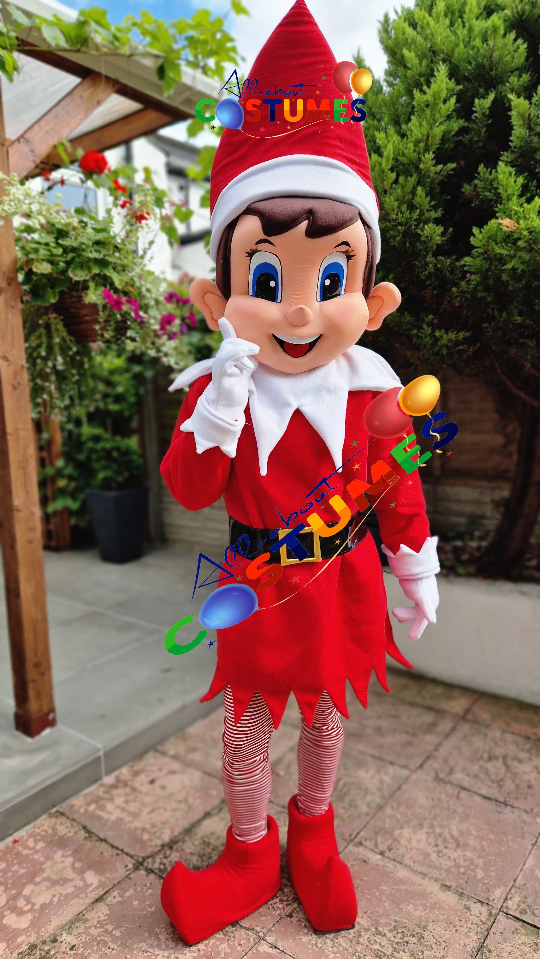 Elf on the Shelf Christmas Stripes