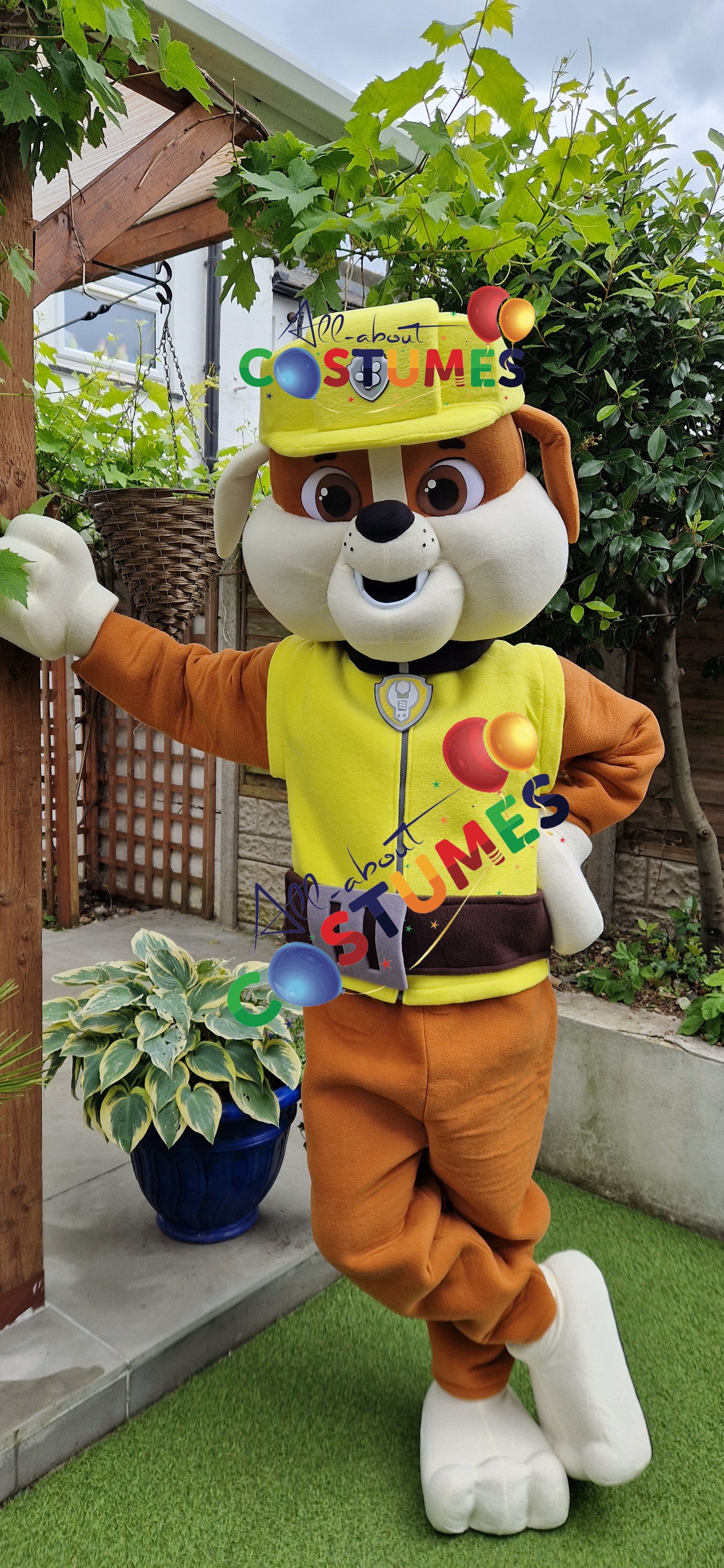 Yellow Builder Pup Costume