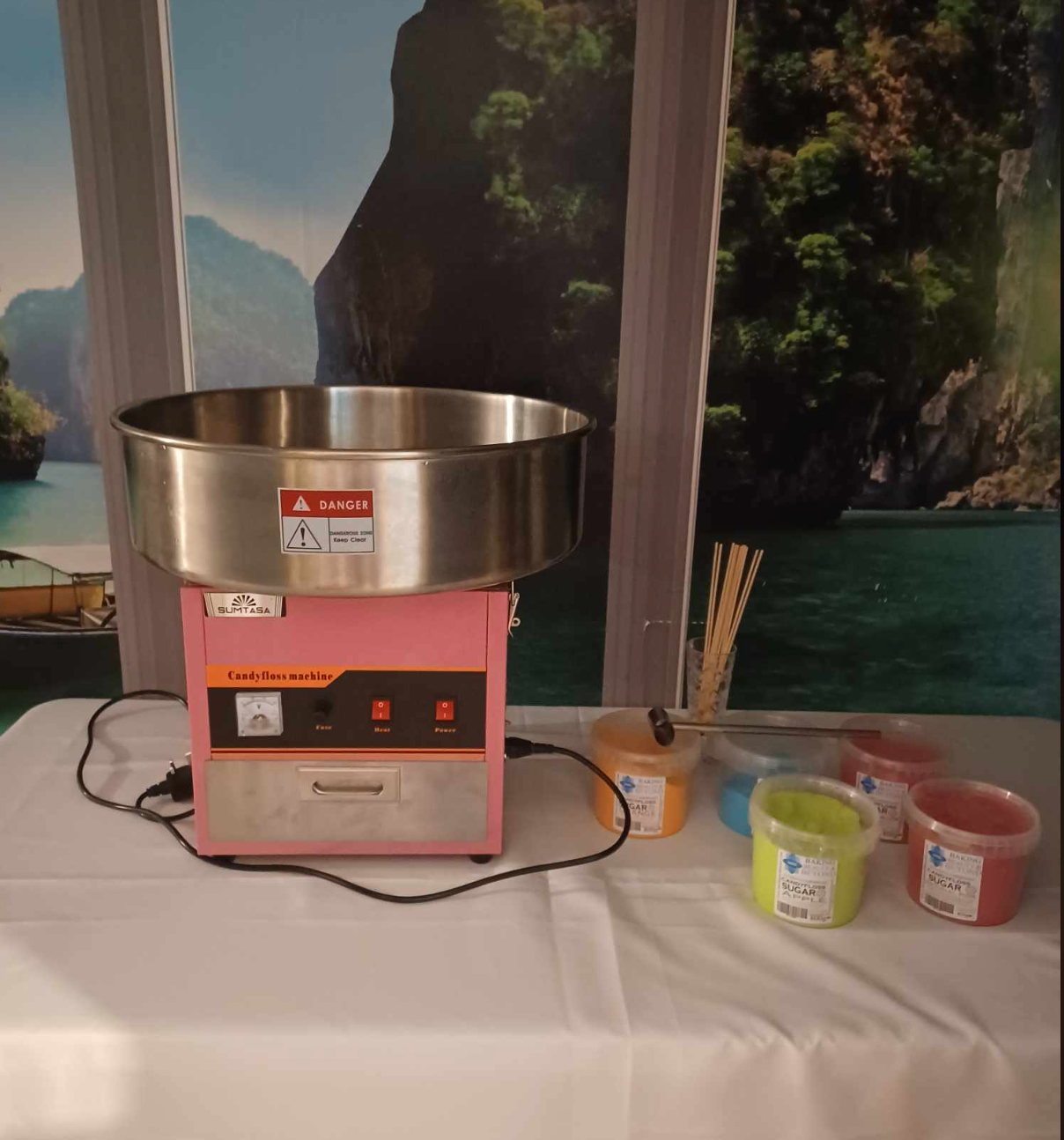 Candy Floss Machine Cotton Candyfloss Sugar Maker